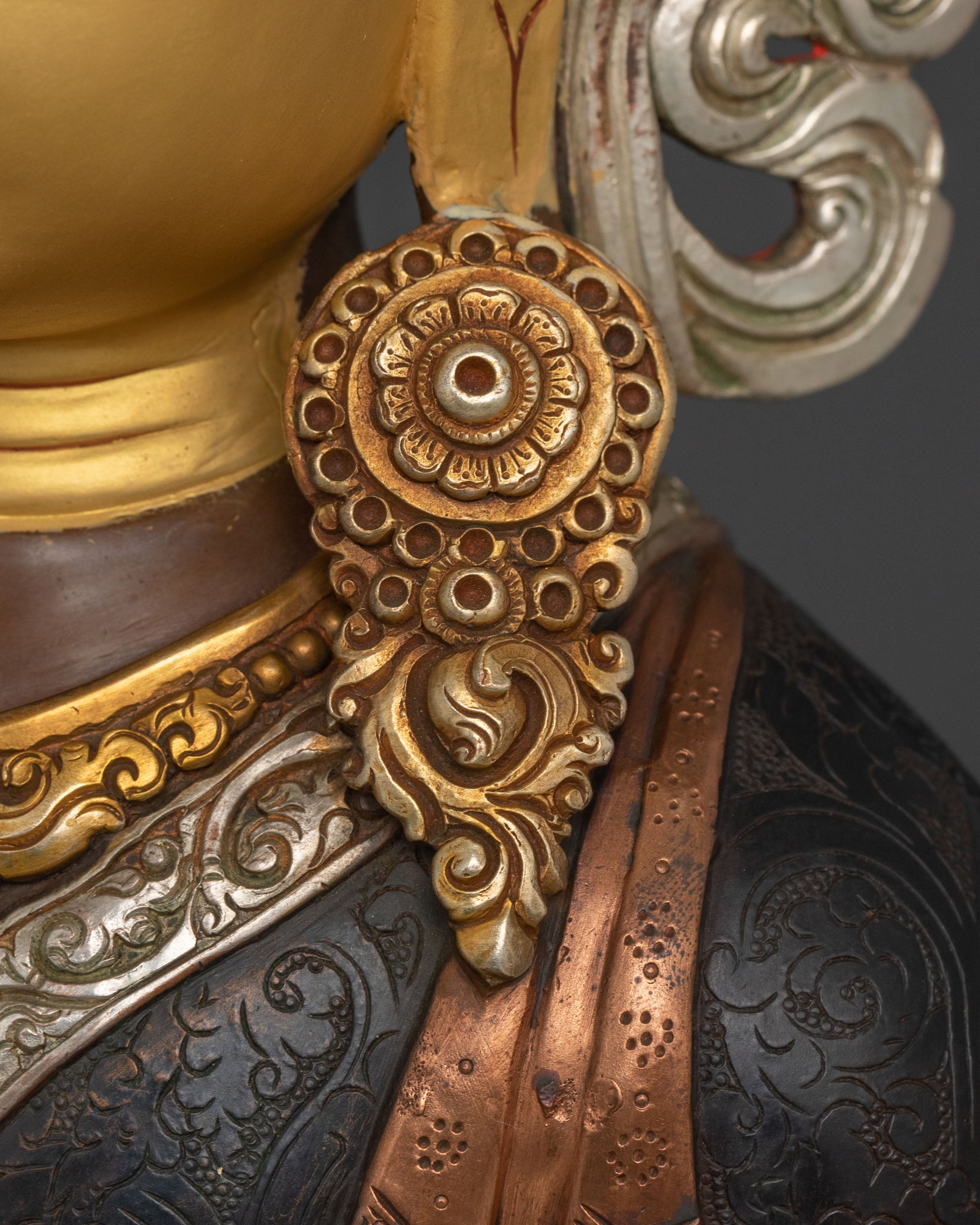 Hand Carved Sacred Shakyamuni Buddha Statue