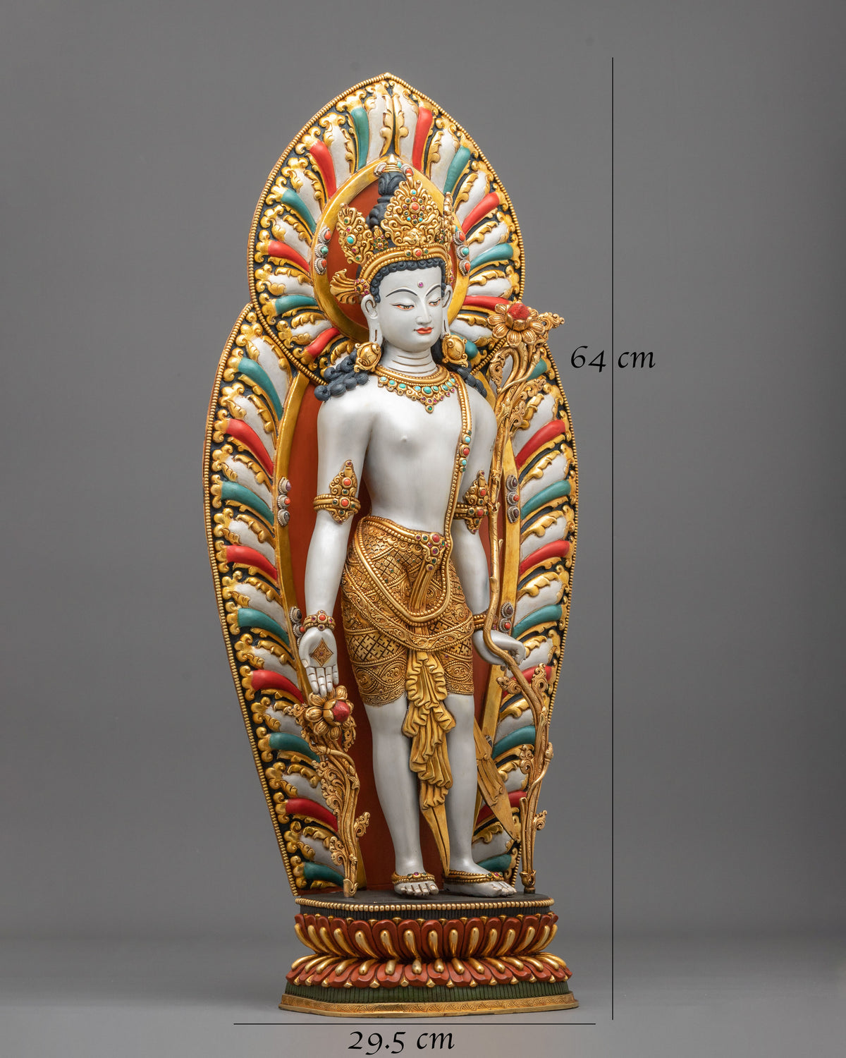 Lokeshwor Copper Sculpture | Tibetan Buddhist Figurine
