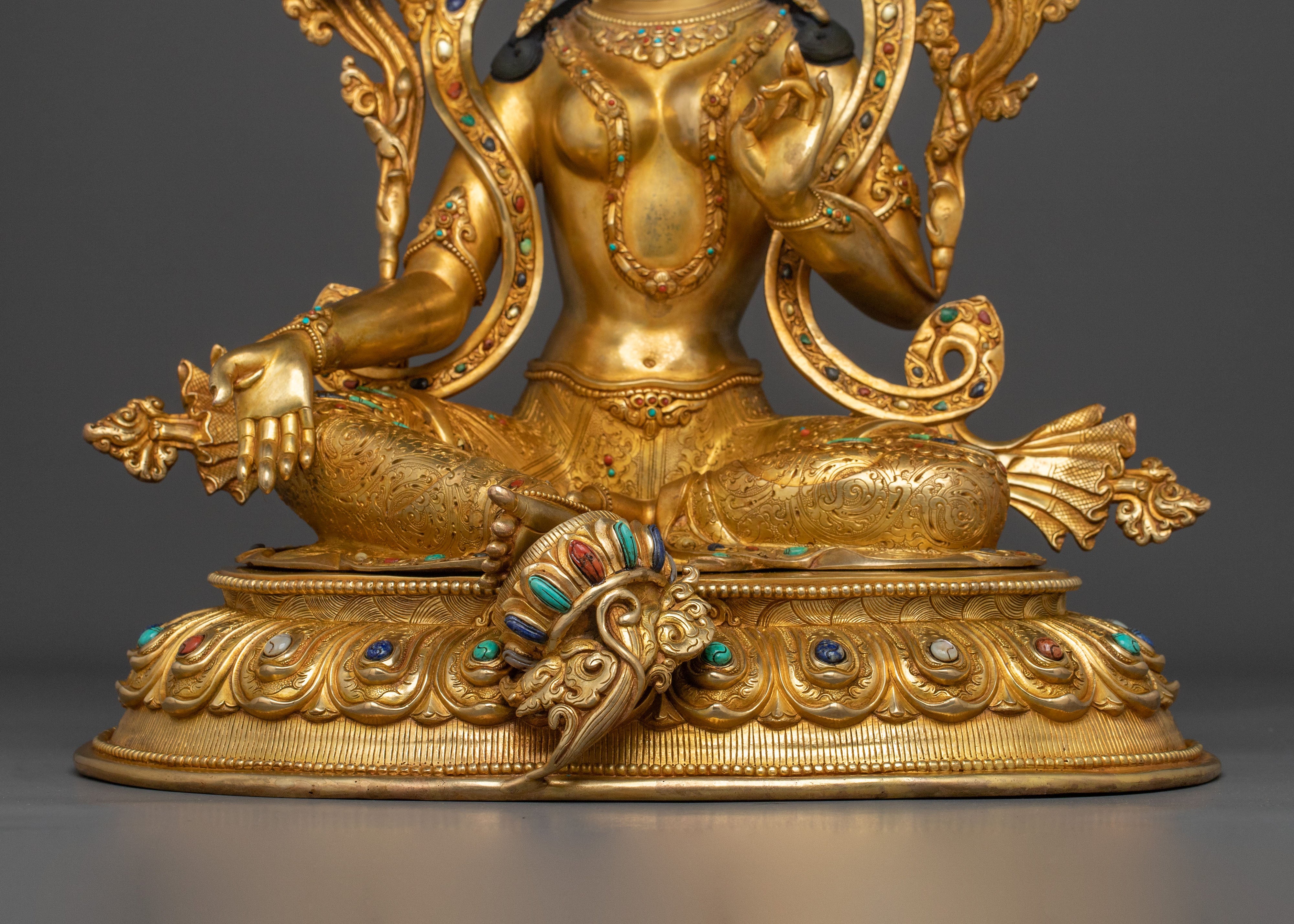 Sacred Goddess Green Tara Statue | Symbol of Compassion