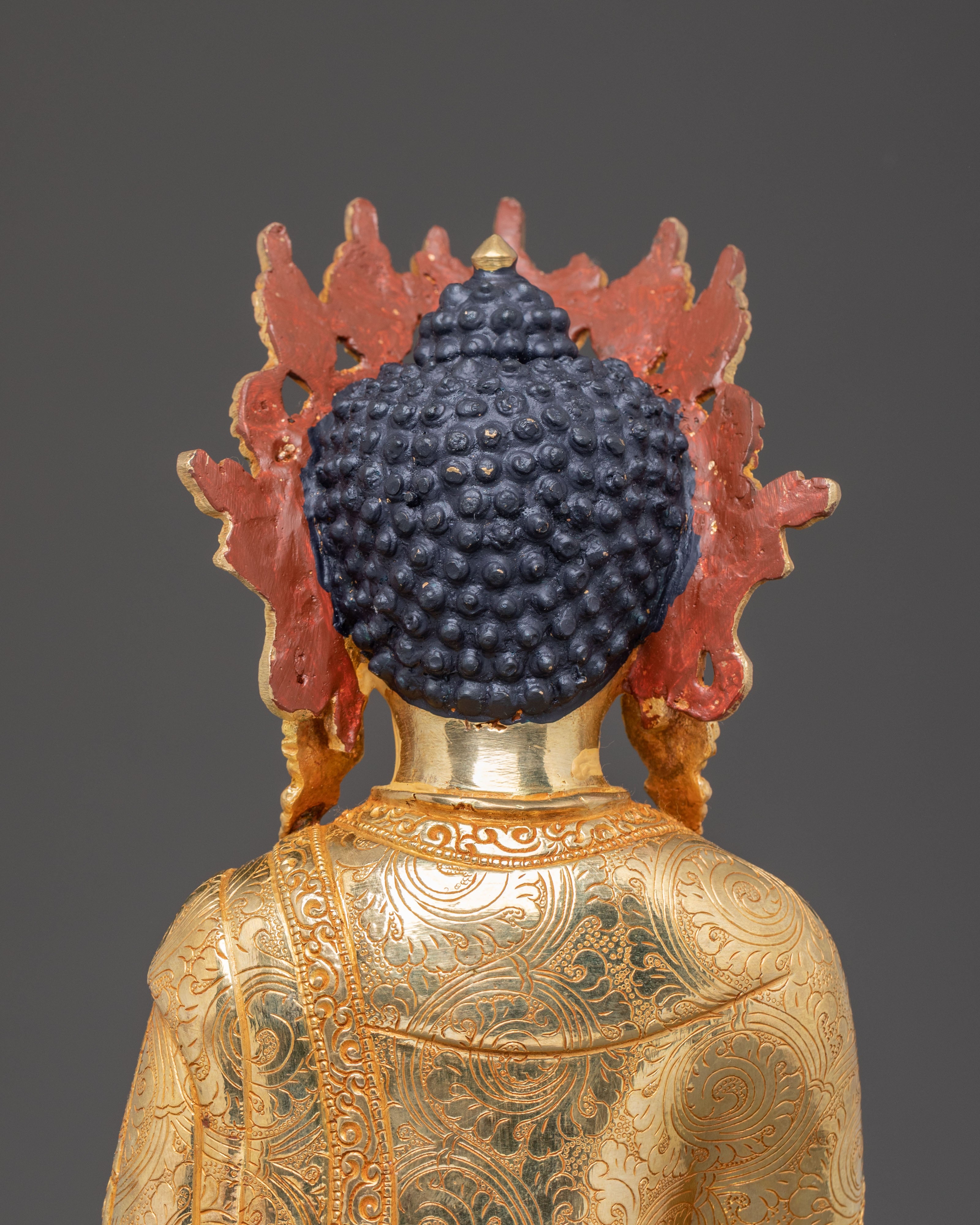 Shakyamuni Buddha Golden Statue | Historical Buddha Sculpture