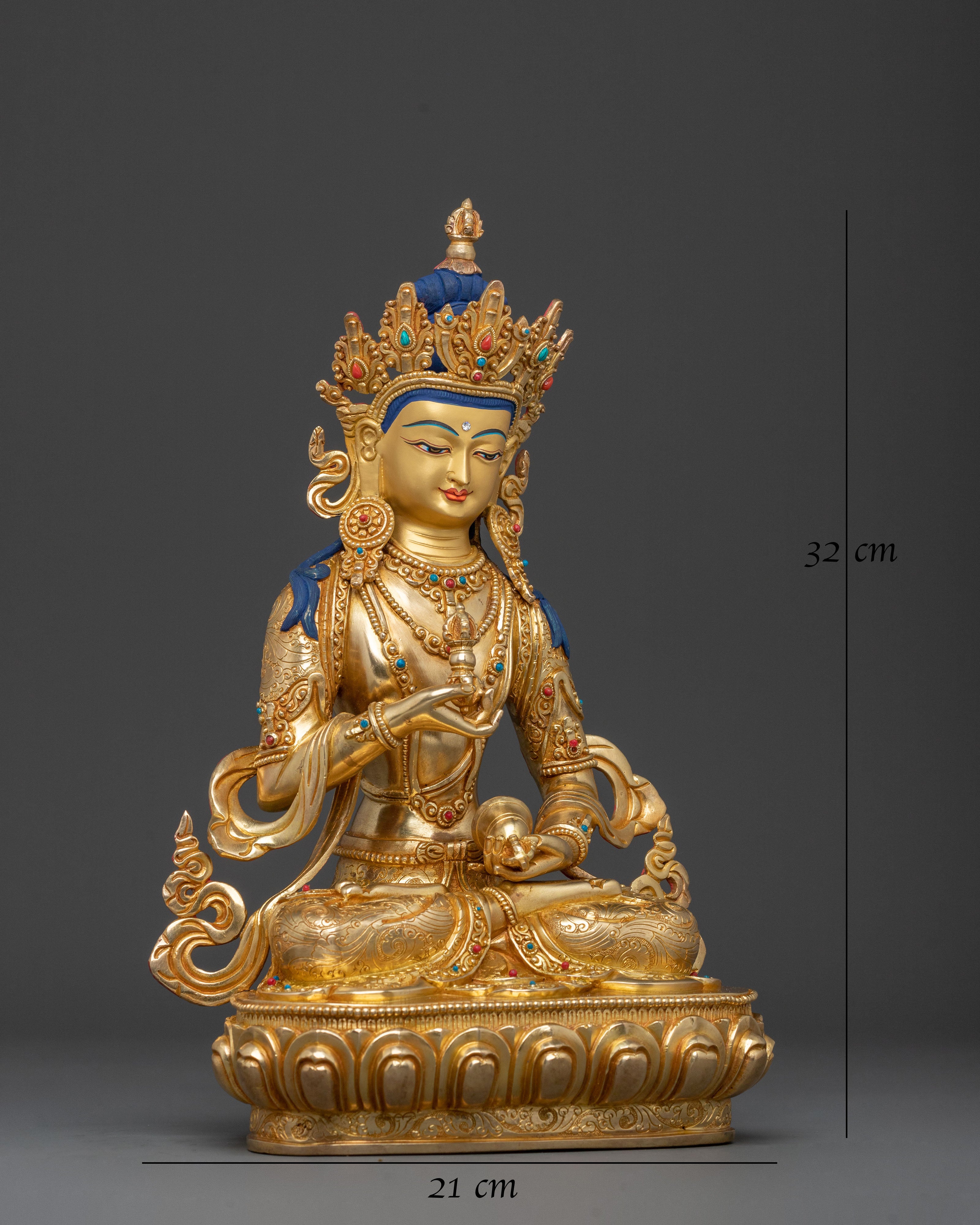 Vajrasattva Meditation Decor Statue | Buddhist Purification Deity