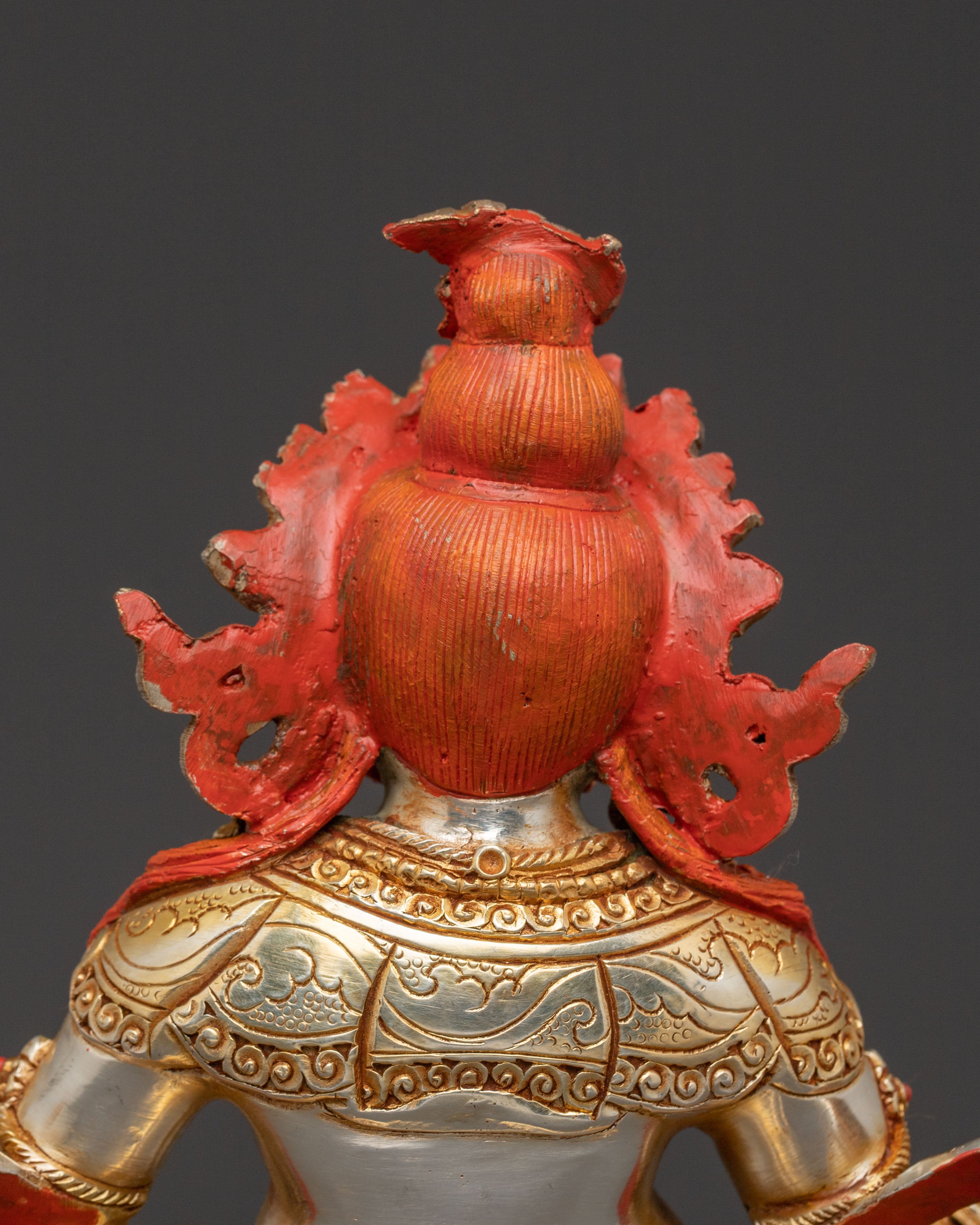 Prosperity Icon Dzambhala Statue | Handcrafted Gold Gilded Statue