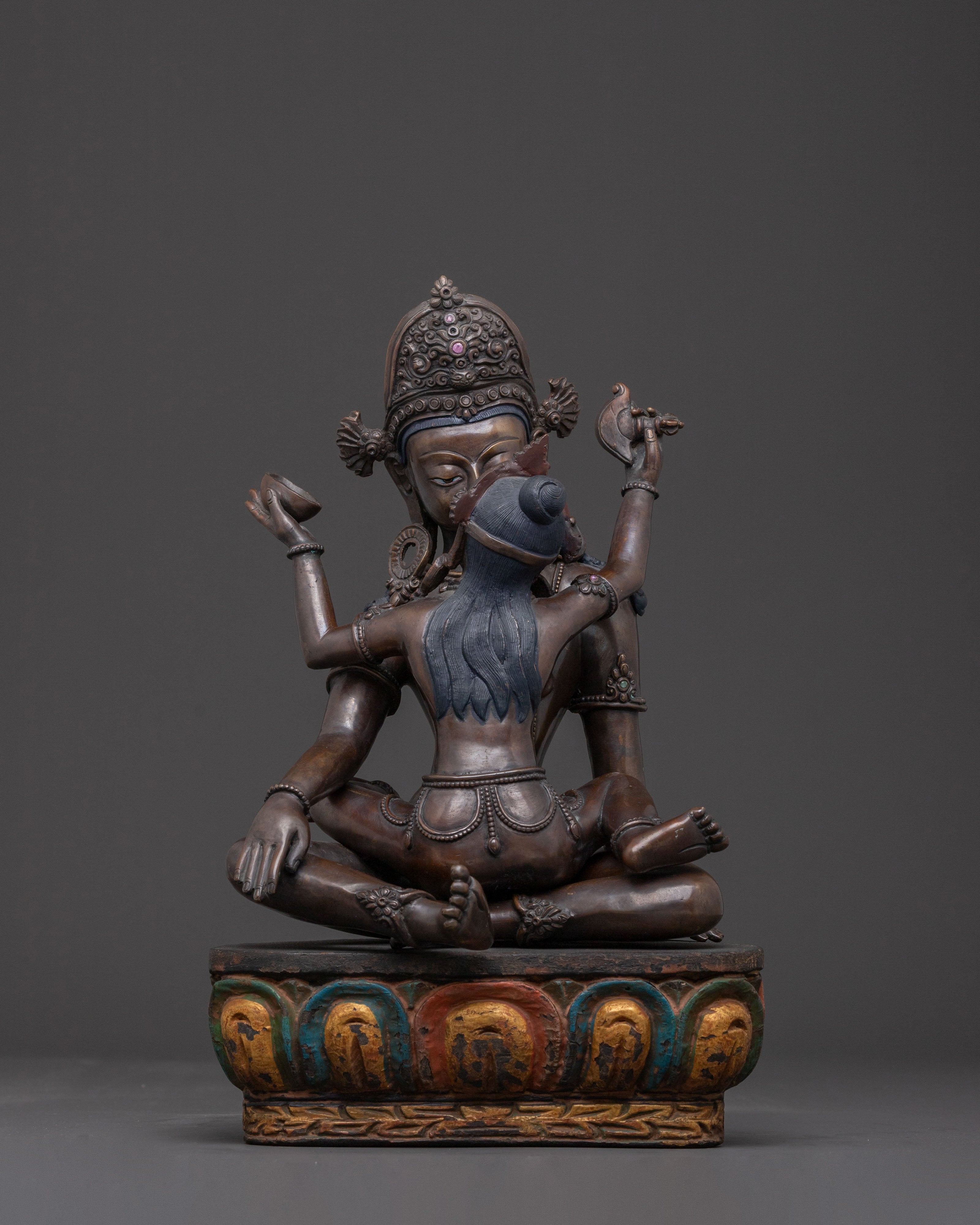 Lokeshwor with Consort Sacred Statue