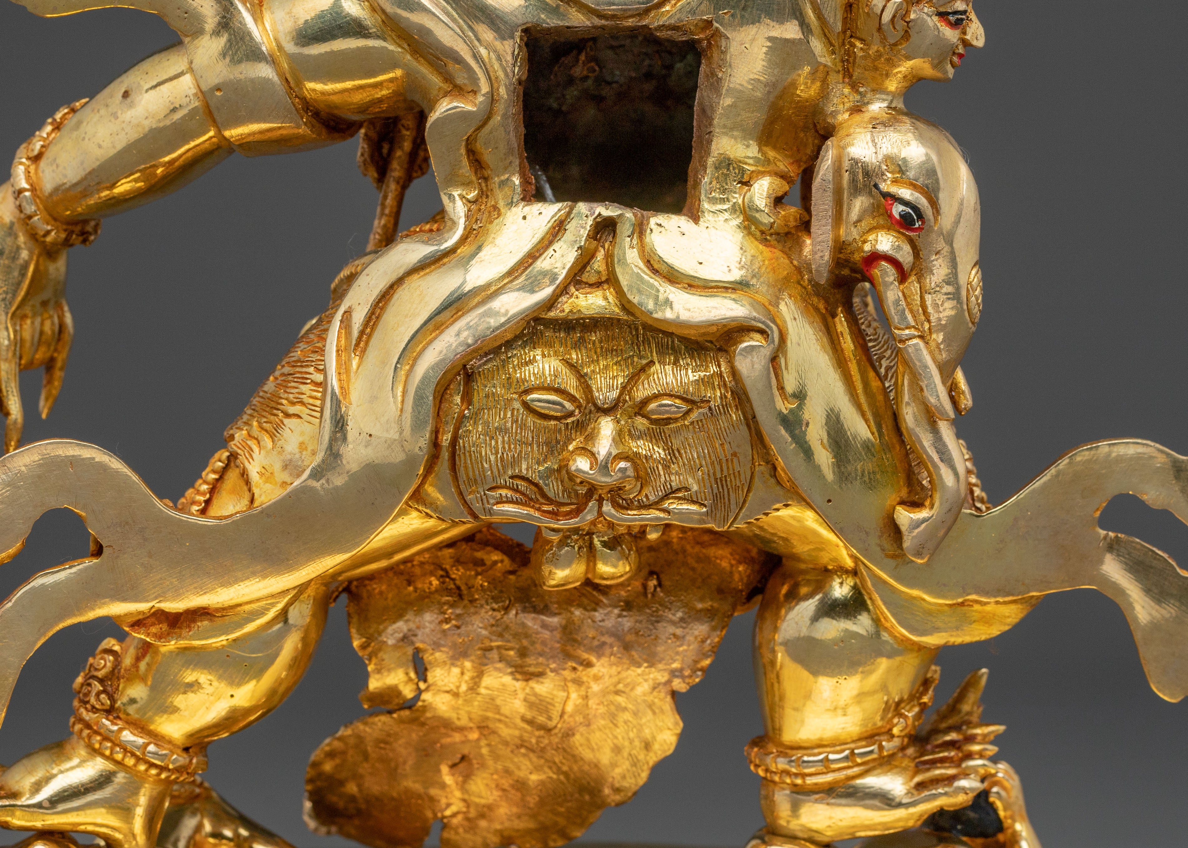 Guru Dragpo Spiritual Statue: Wrathful Protector Art