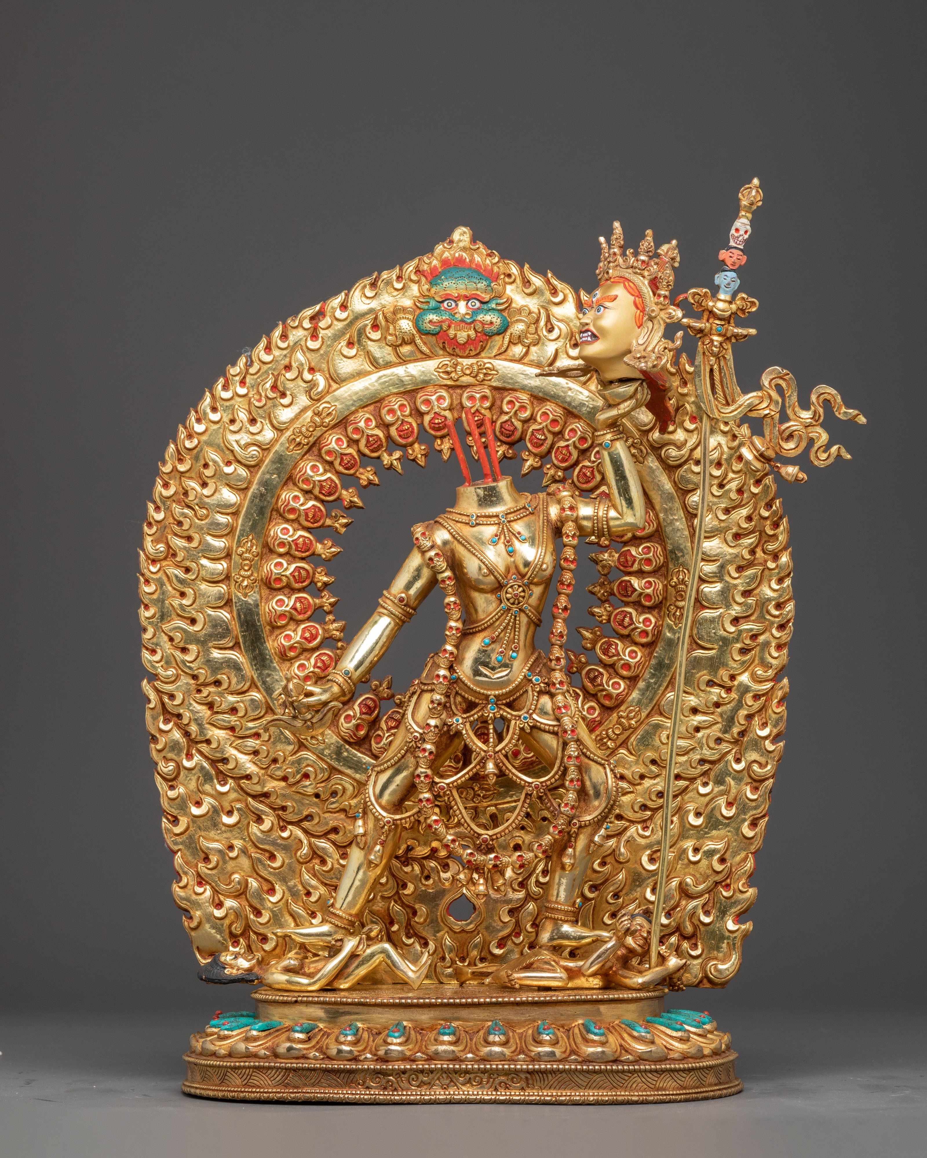Handmade Vajrayogini Statue: Queen of Dakinis