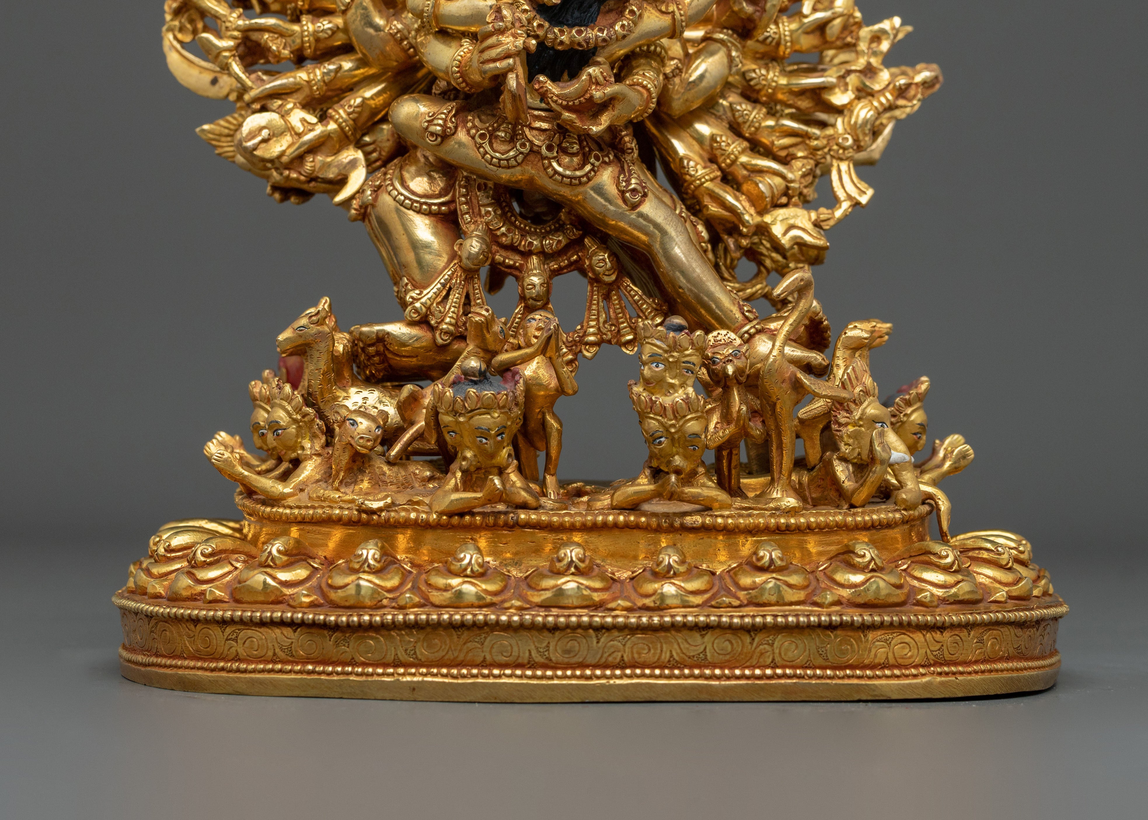 Yamantaka Wrathful Wisdom Statue: Destroyer of Ignorance