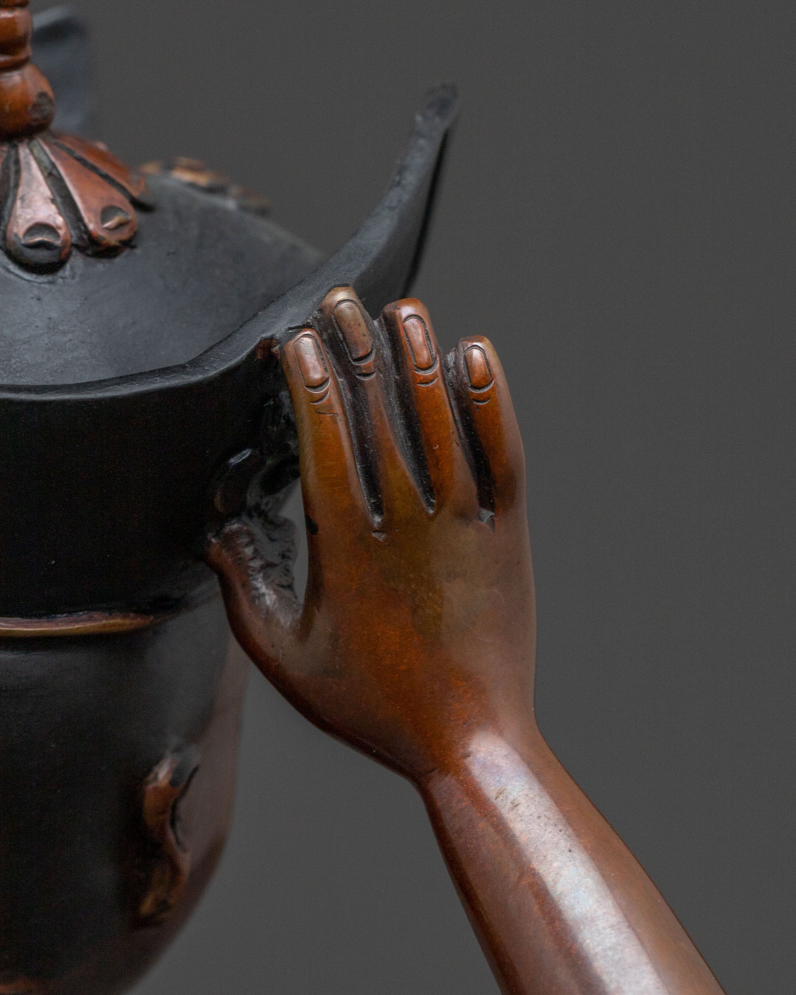 Karmapa Sacred Copper Statue | Spiritual Head