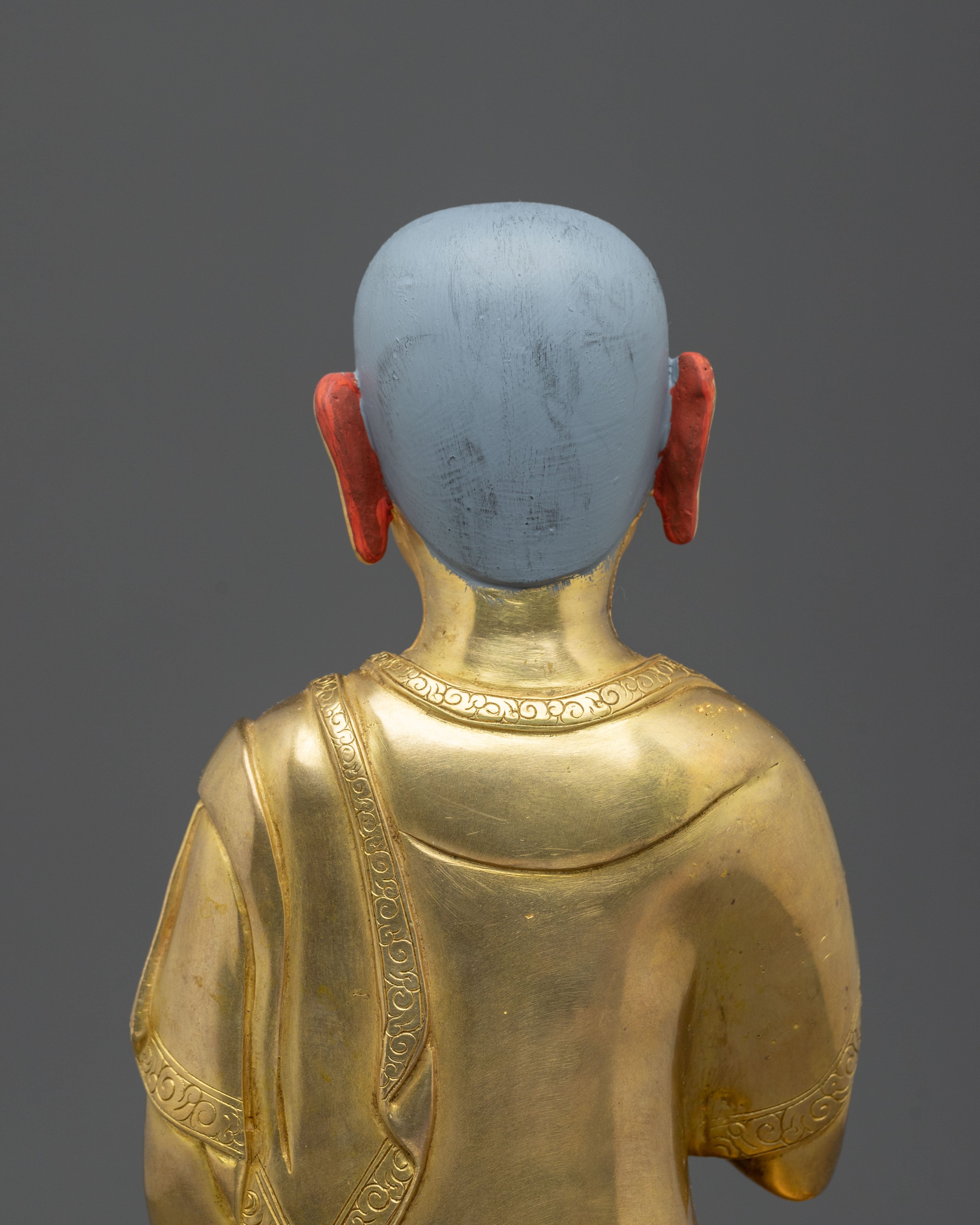 Tsongkhapa with Disciples Statue: Founder of the Gelug Tradition