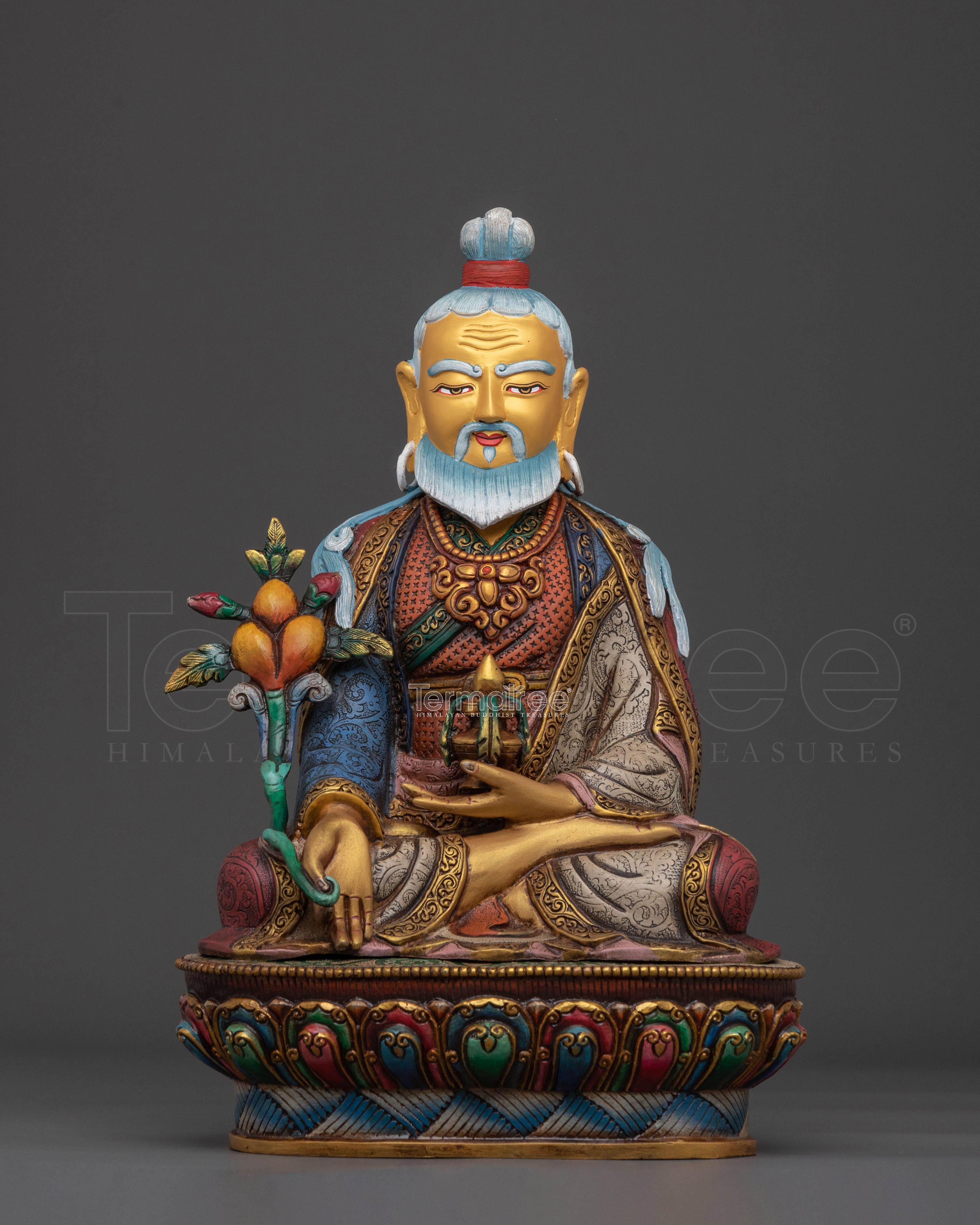 Tibetan Medicine Buddhist Master Statue Set | Home Decor