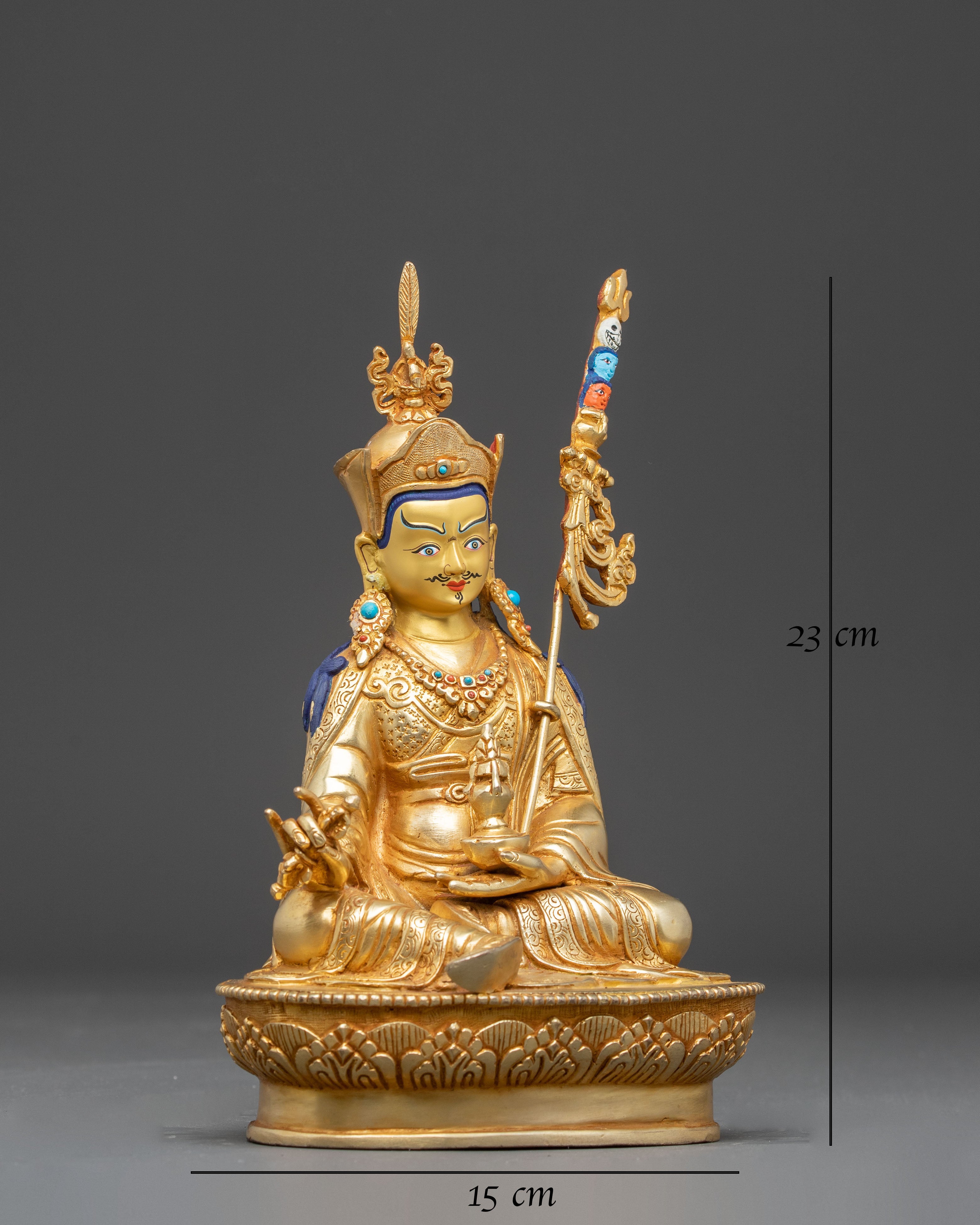 Handmade Copper Statue of Padmasambhava