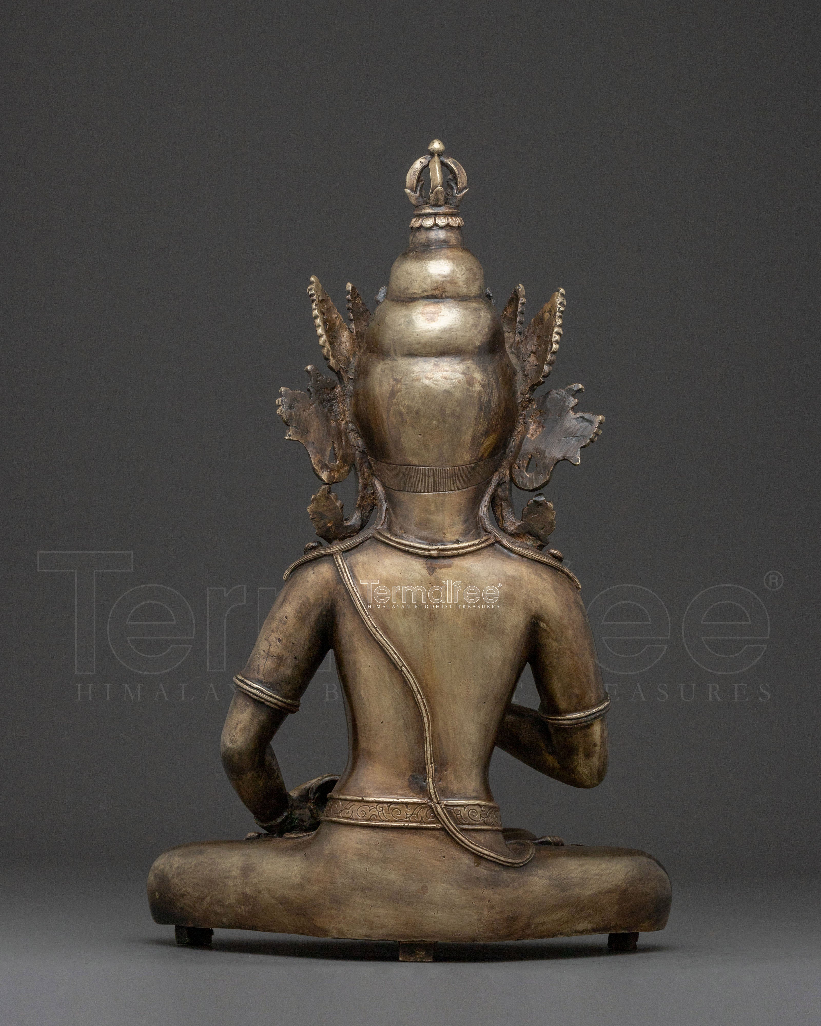 Vajrasattva Bronze Statue for Spiritual Space