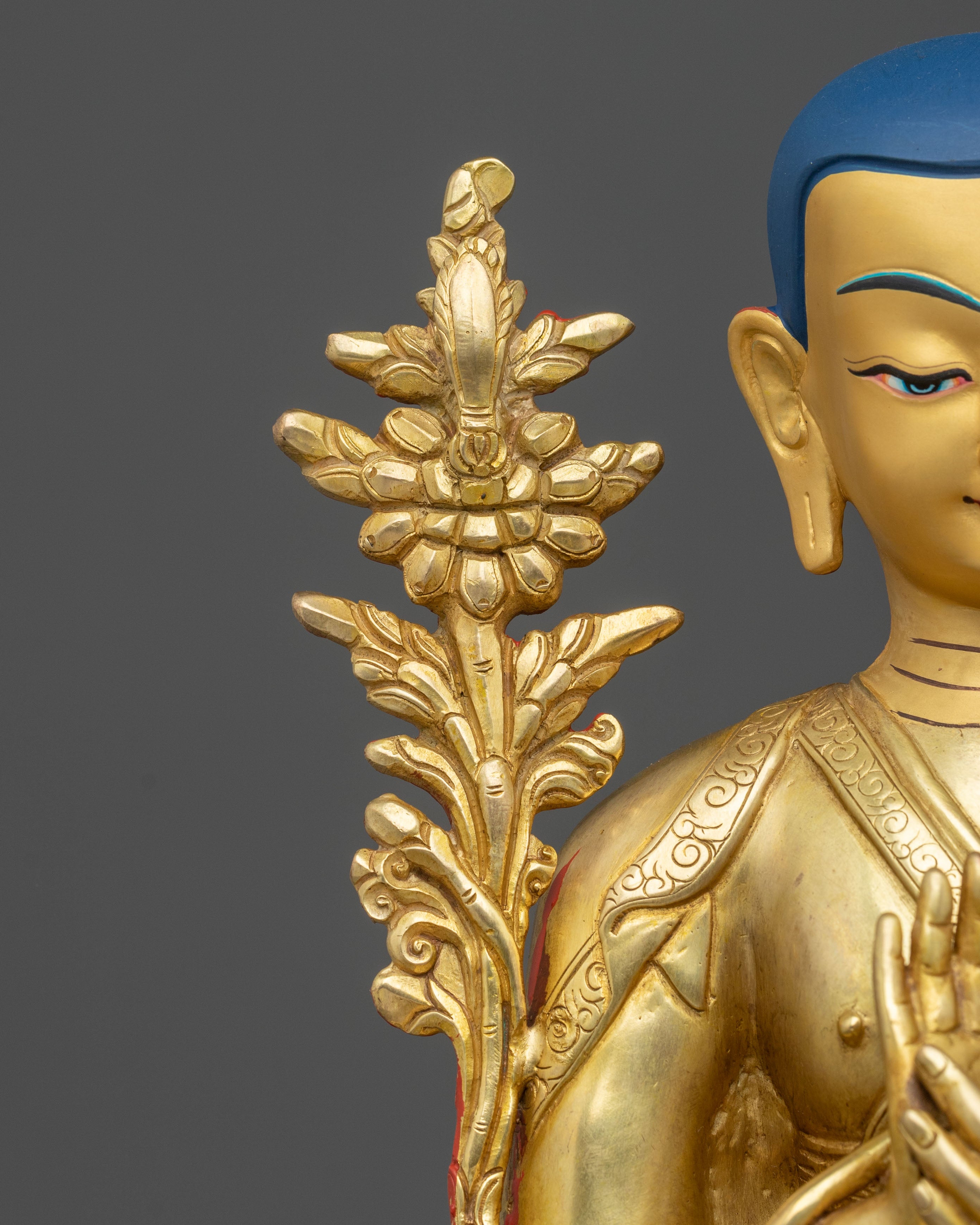 Tsongkhapa with Disciples Statue: Founder of the Gelug Tradition