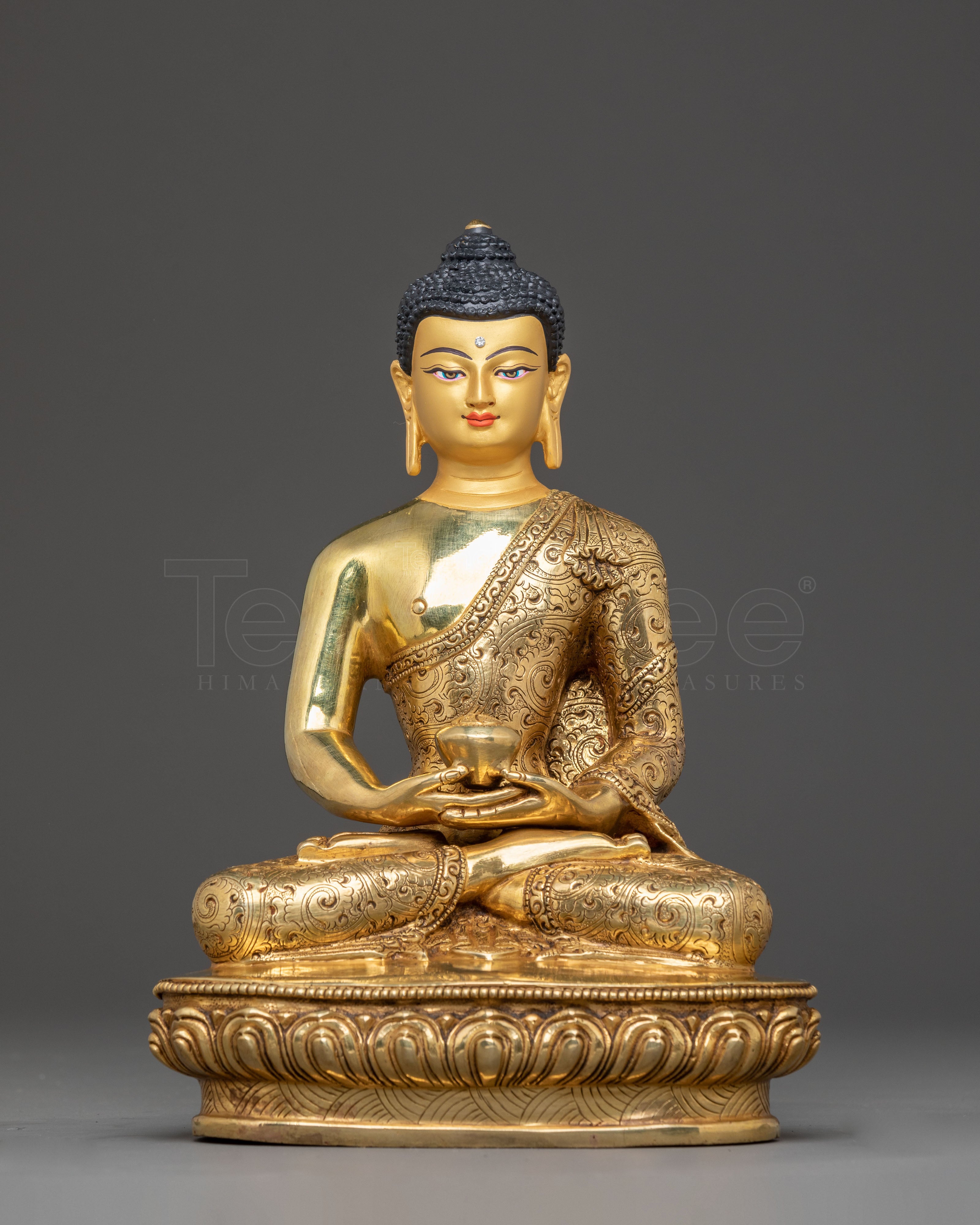 Handcrafted Amitabha Golden Statue