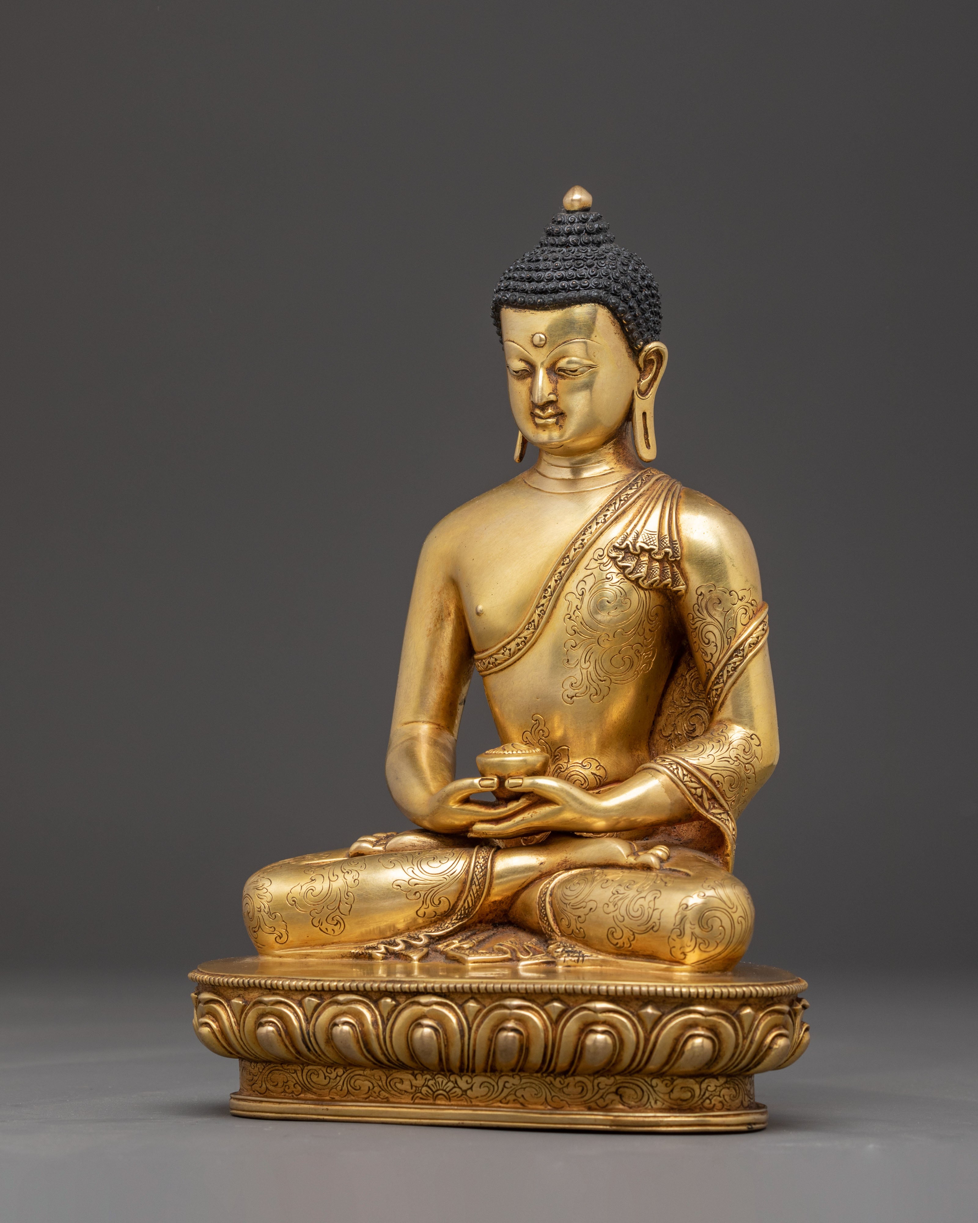 Peaceful Sculpture of Buddha Amitabha | Buddha of Infinite Light