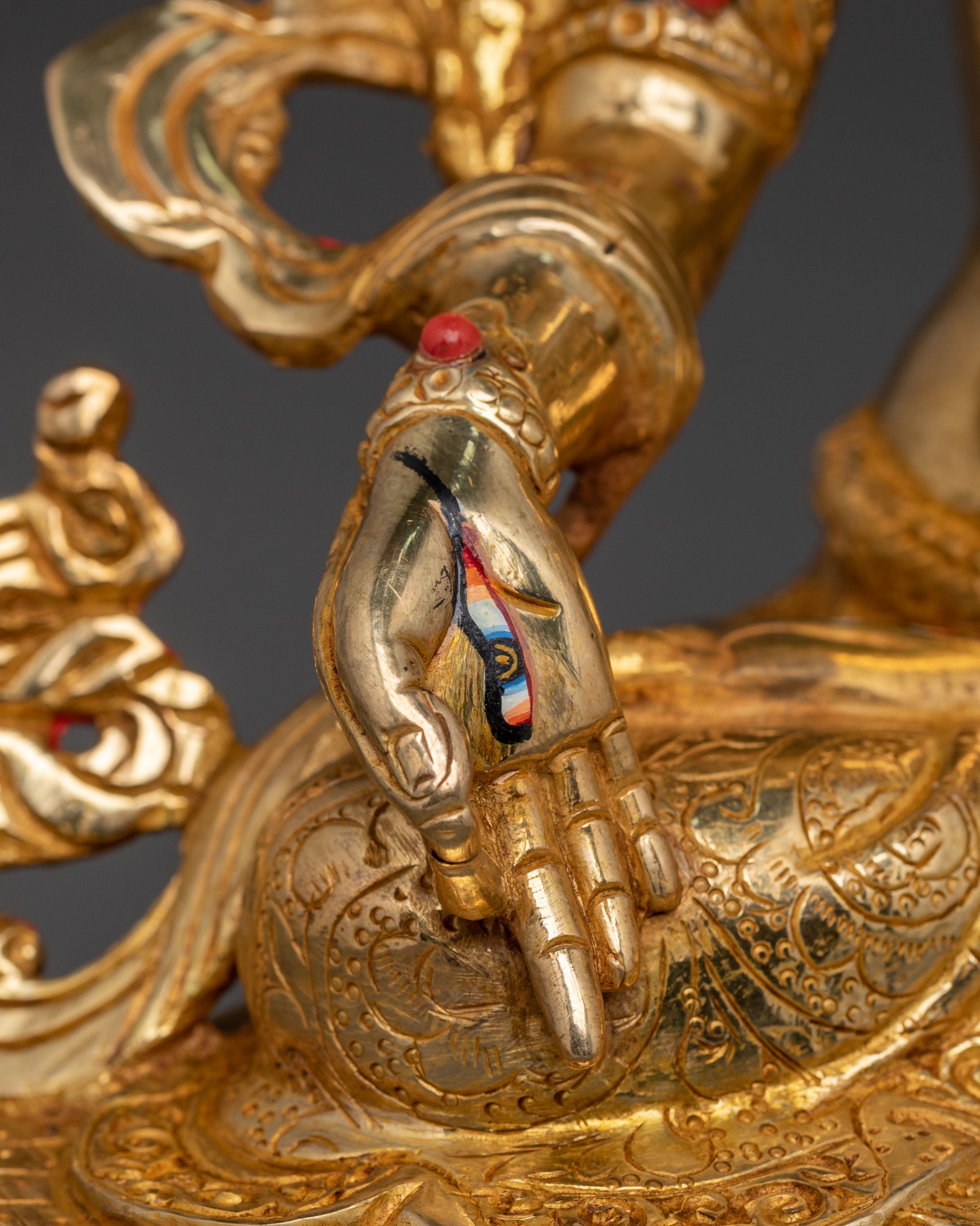 White Tara Statue | Handcrafted Golden Serenity
