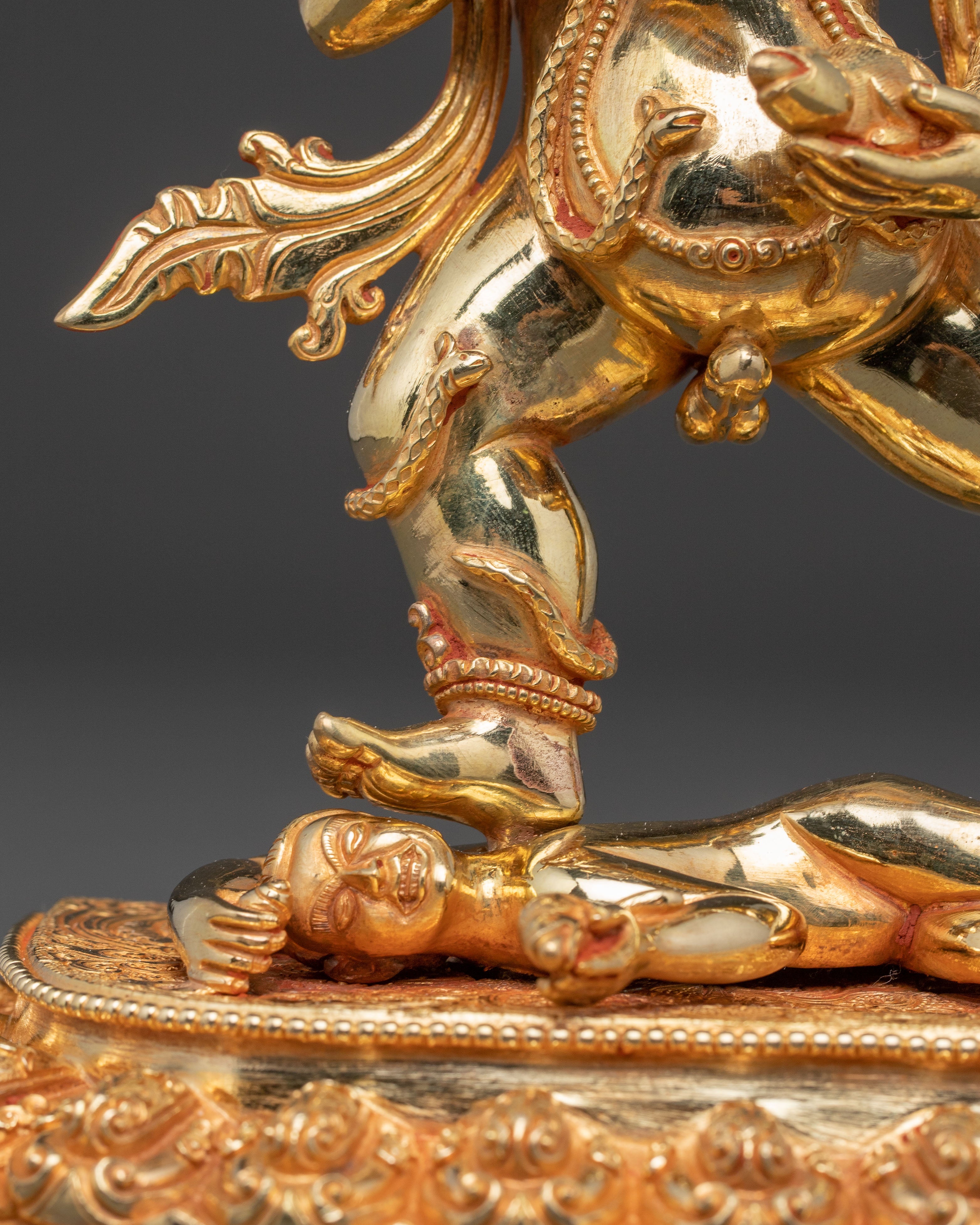 Black Dzambhala Statue: Abundance of Wealth