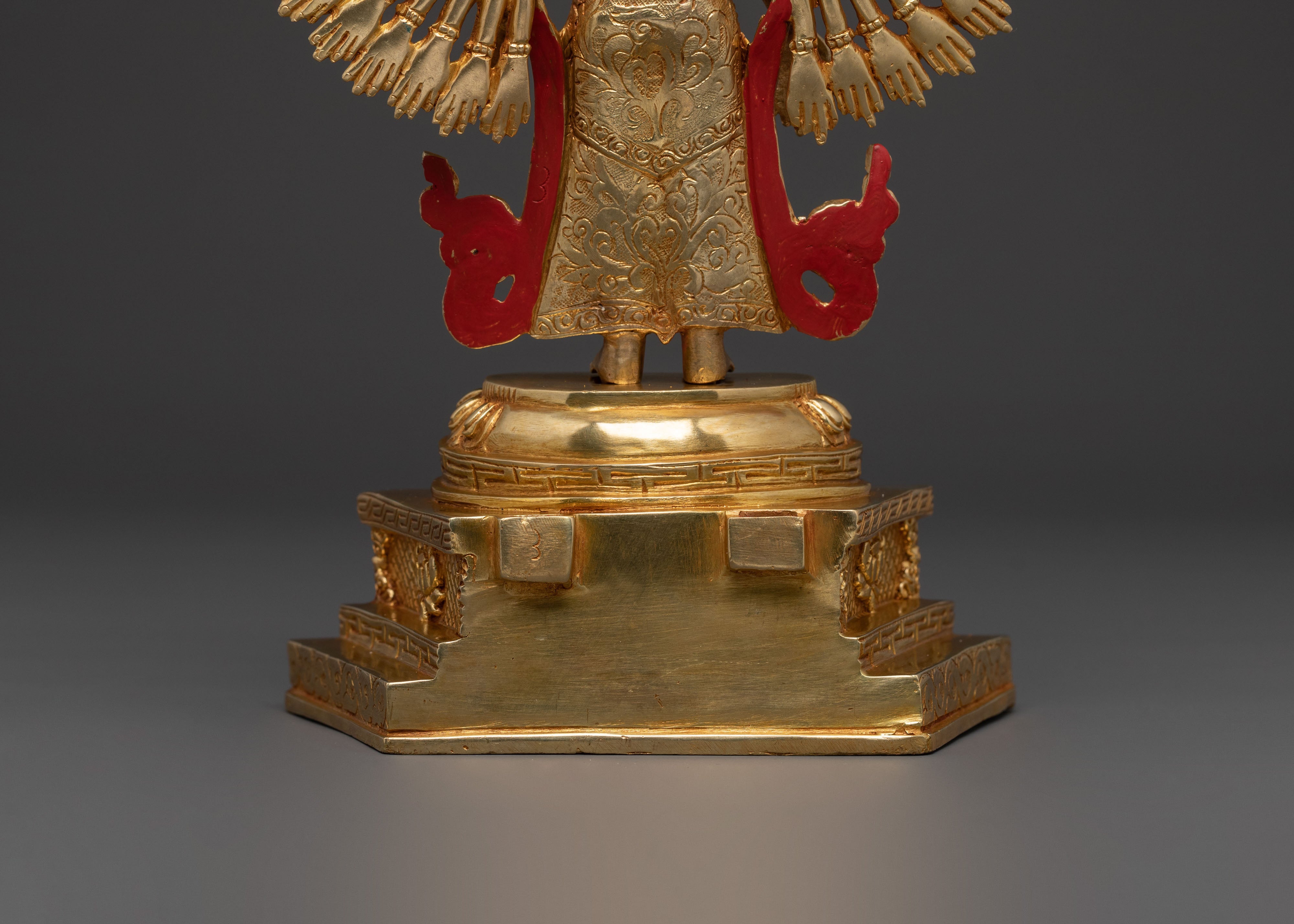 1000 Armed Chenrezig Statue | 24K Gold Gilded Icon