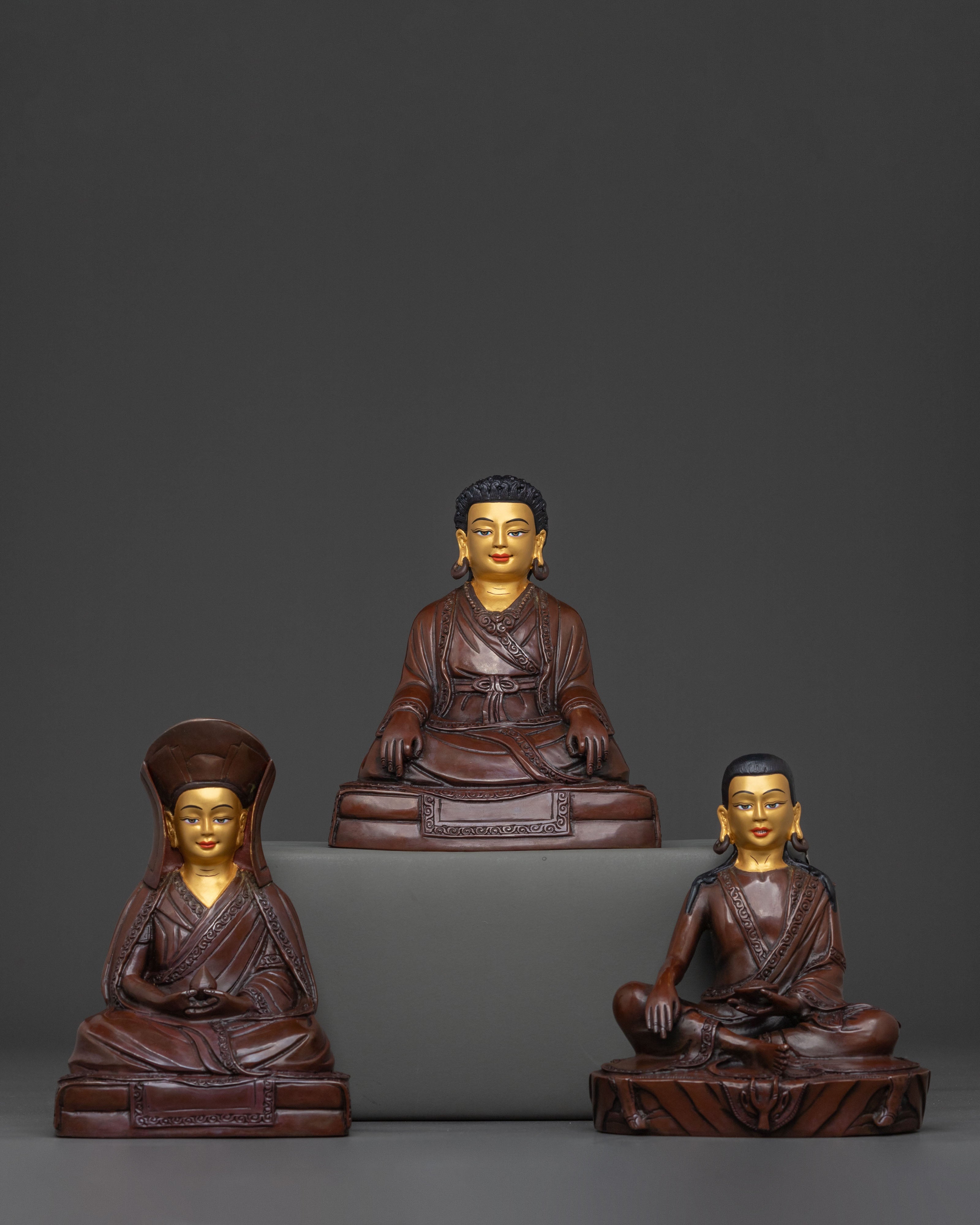 Kagyu Masters Statue Set