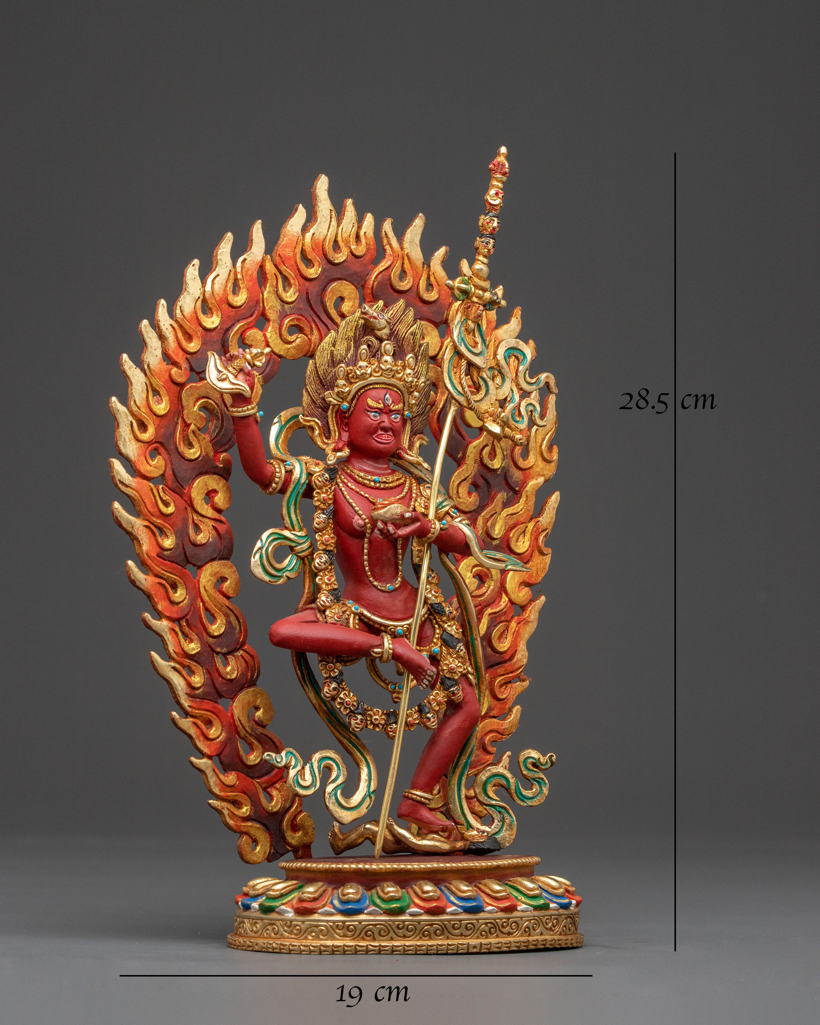 Dorje Phagmo Vajrayana Sacred Statue – Exquisite Hand-Gilded Copper