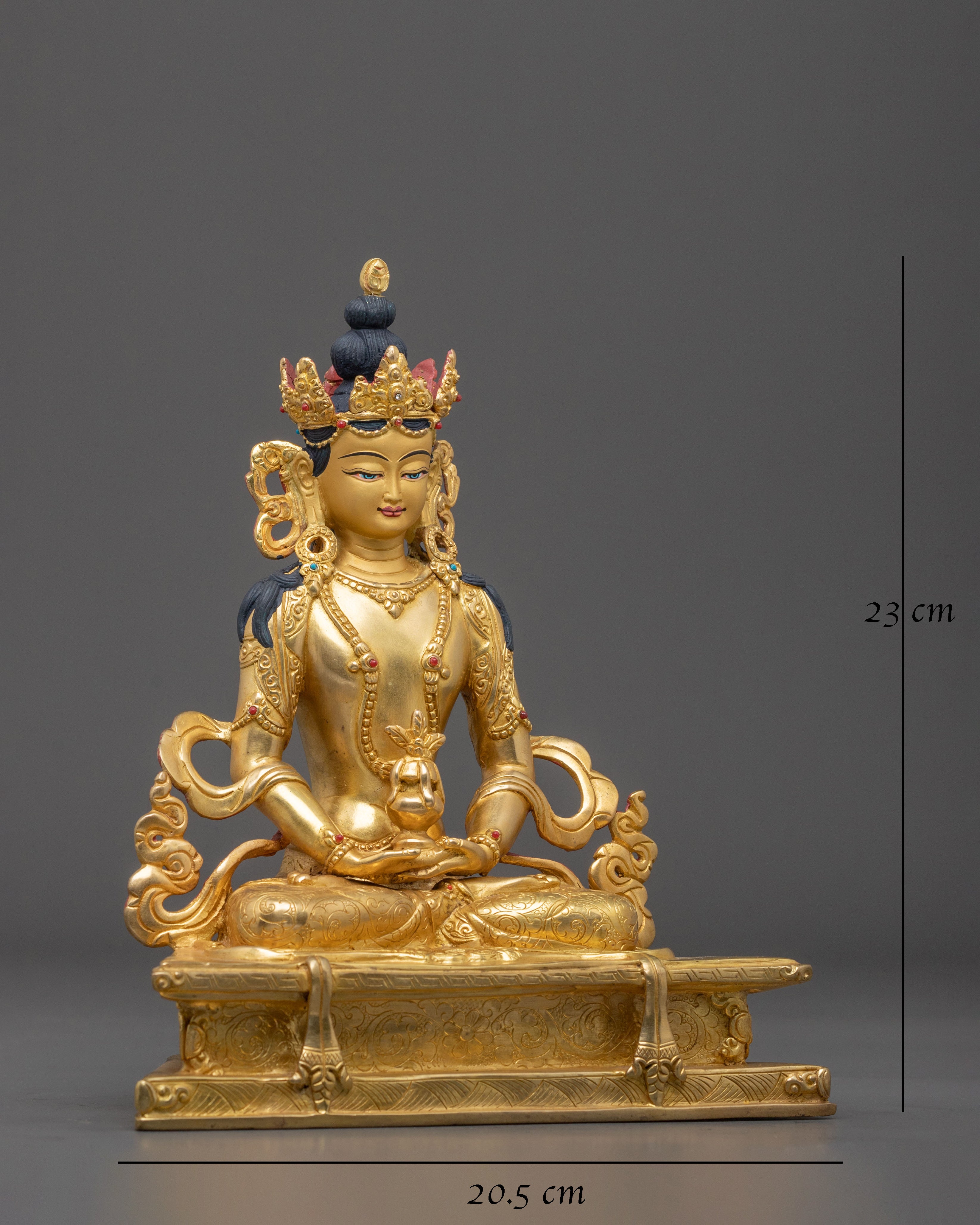 Amitayus Meditation Decor Statue: Buddha of Longevity