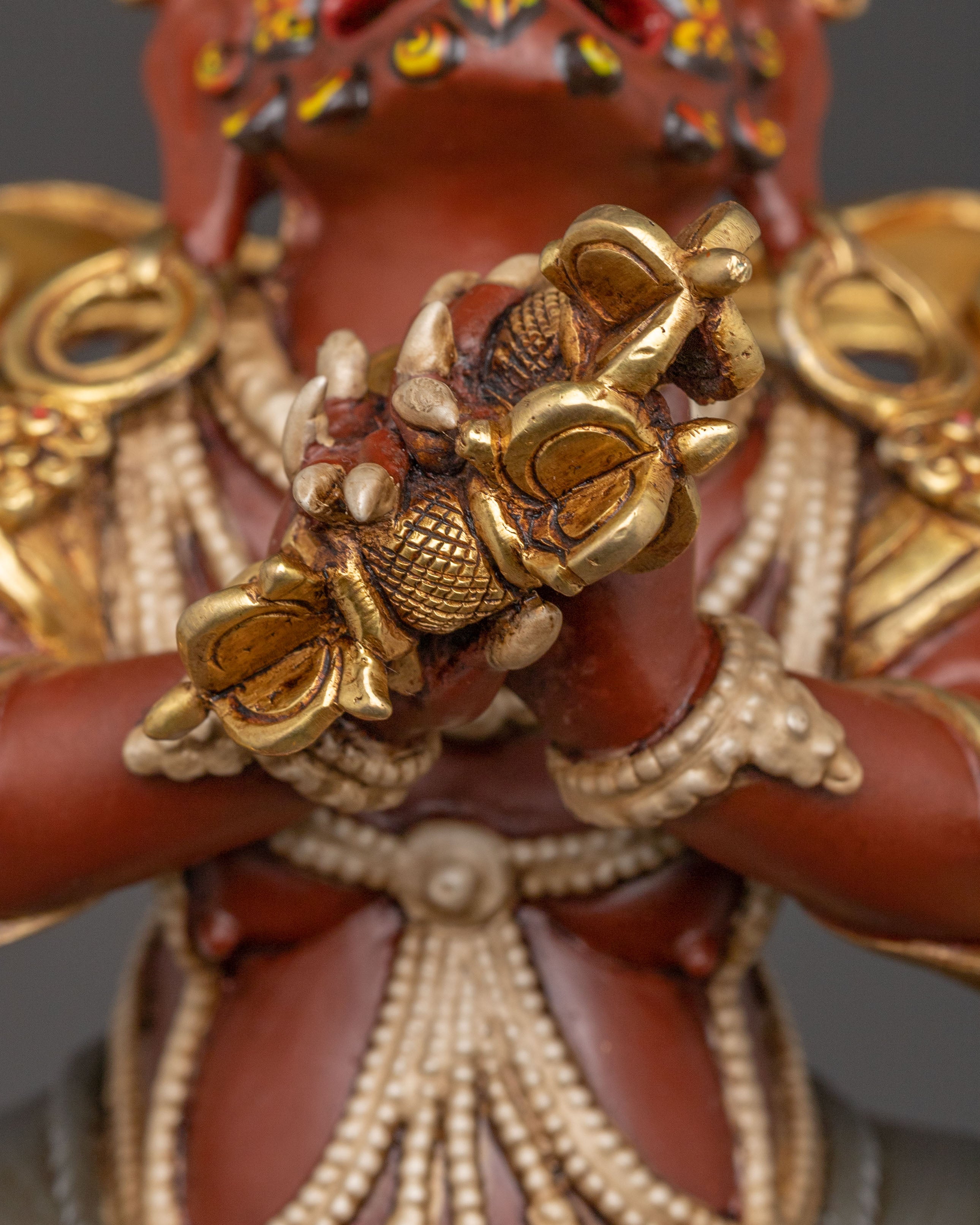 Vajradaka Purification Icon: Handcrafted Sacred Statue