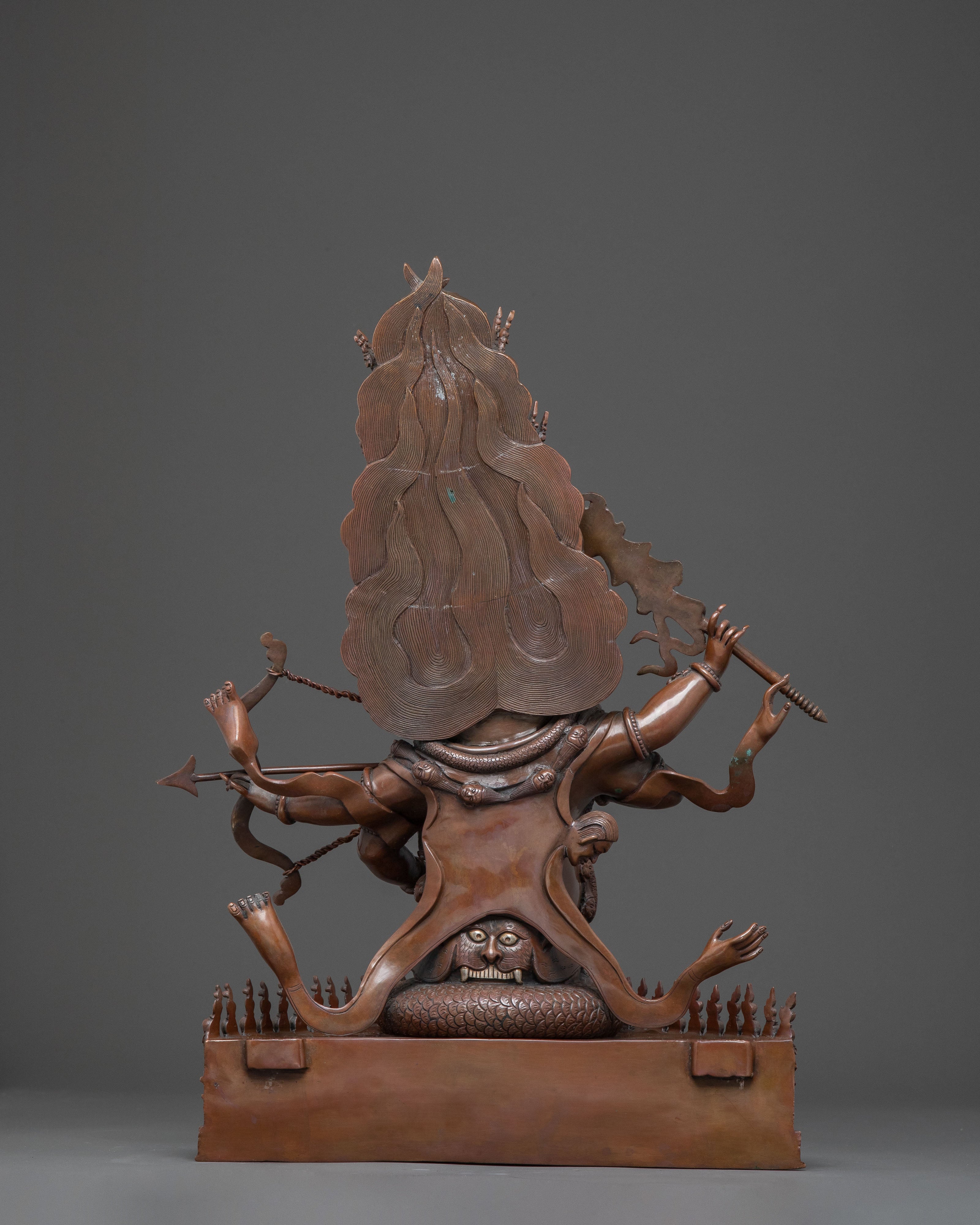 Nyingma protector Rahula Statue | Worldly Protector
