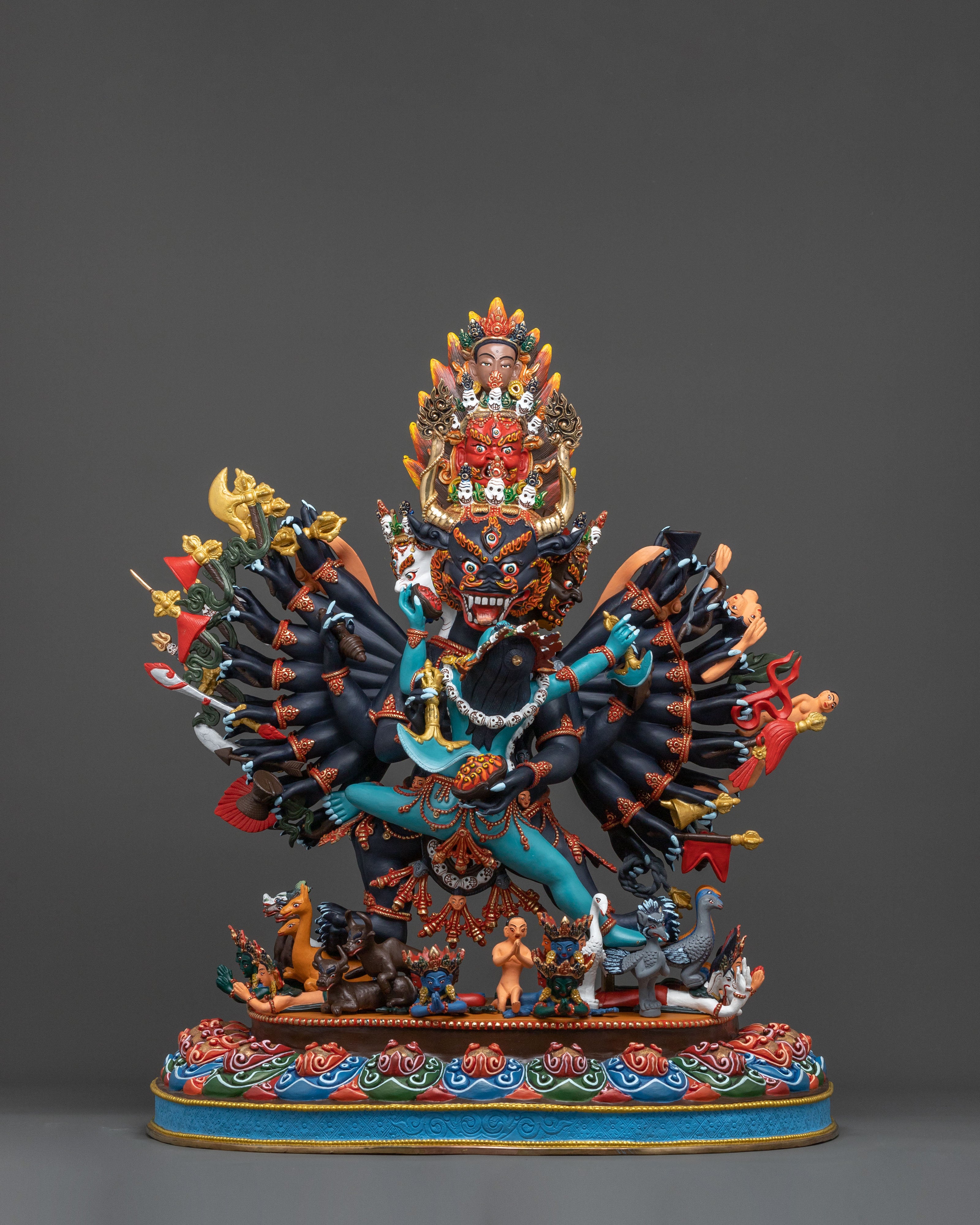 Yamantaka Wrathful Deity Statue | Fierce Protector of Enlightened