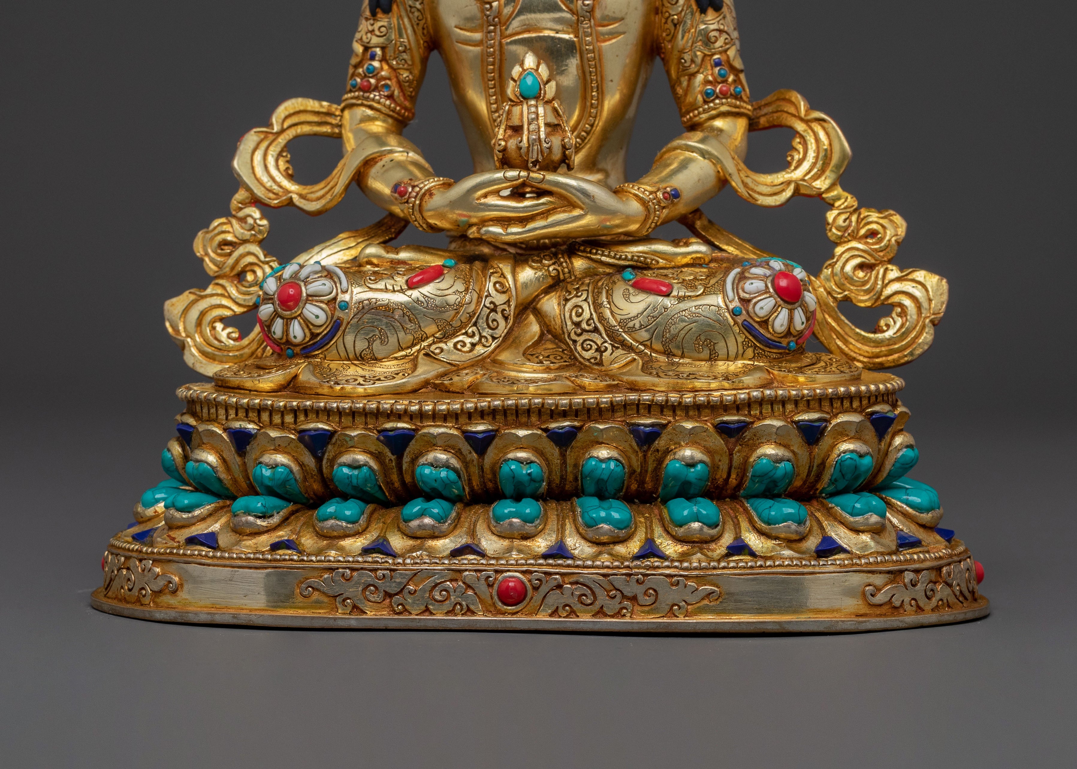 Amitayus Tibetan Buddha Statue Decor: Blessings & Home Decor