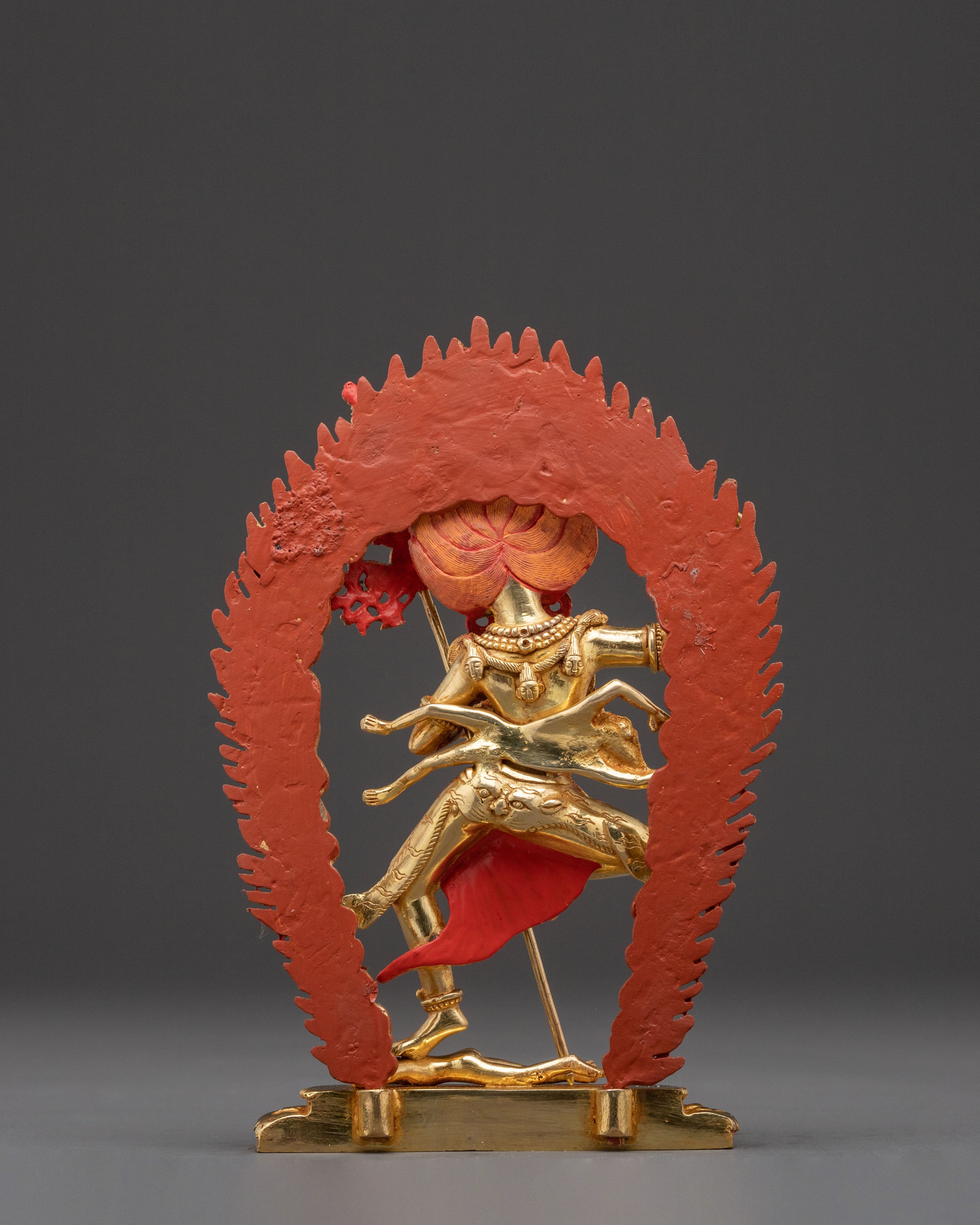 Dorje Phagmo Wrathful Dakini Statue – Gilded Copper Art