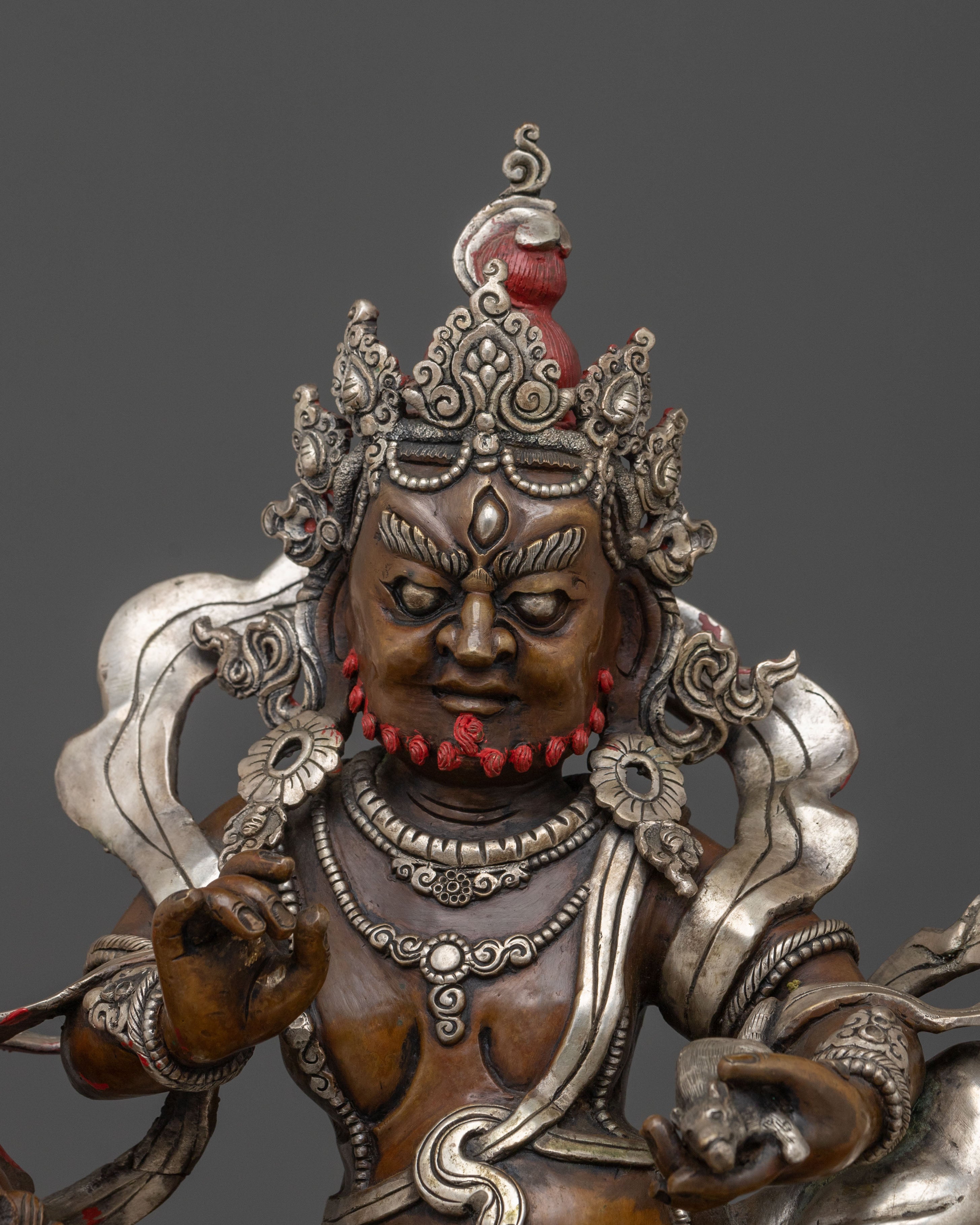 Hand-Carved Namtoshe Statue | Wealth Guardian