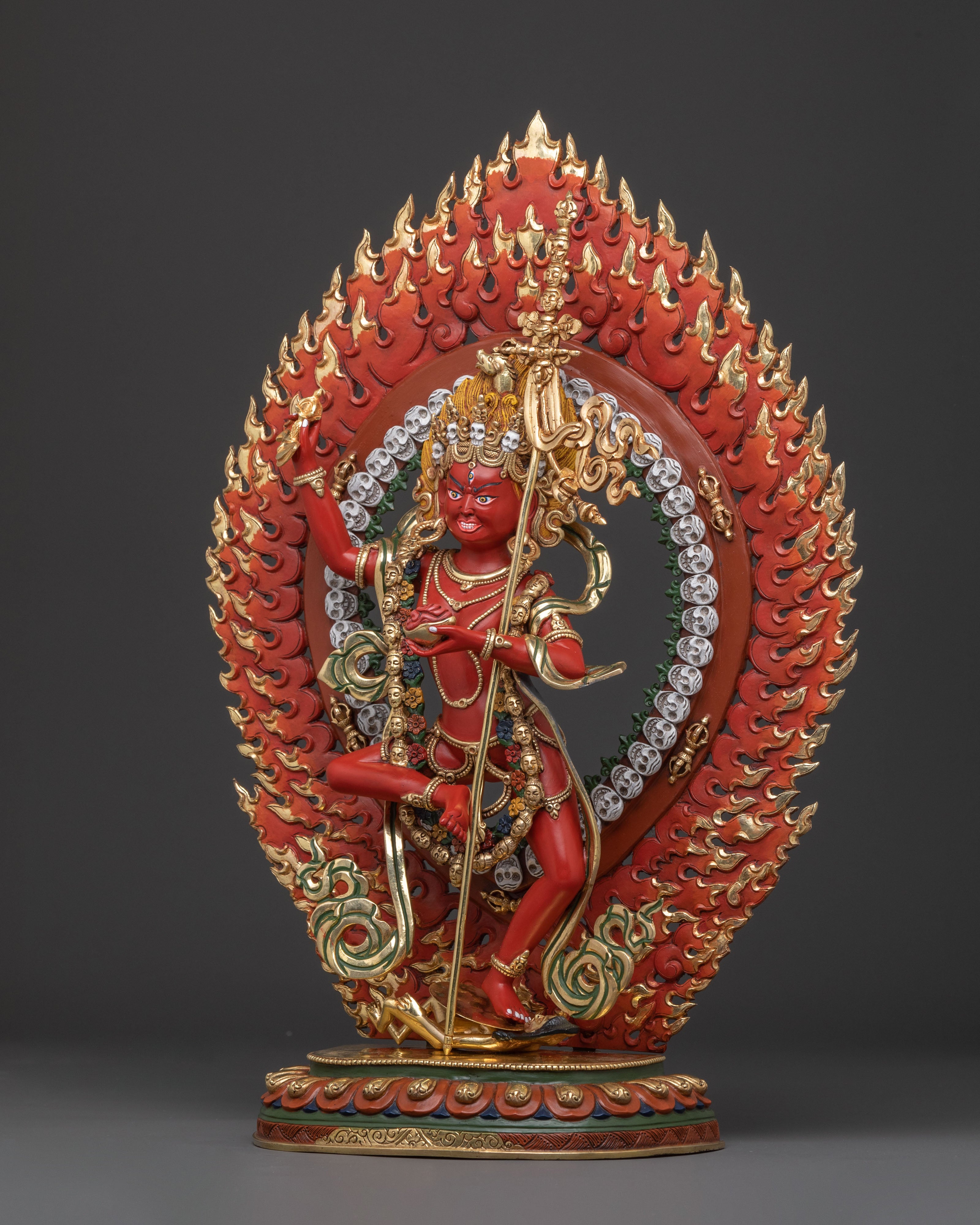 Dorje Phagmo Wrathful Statue: Union of wisdom