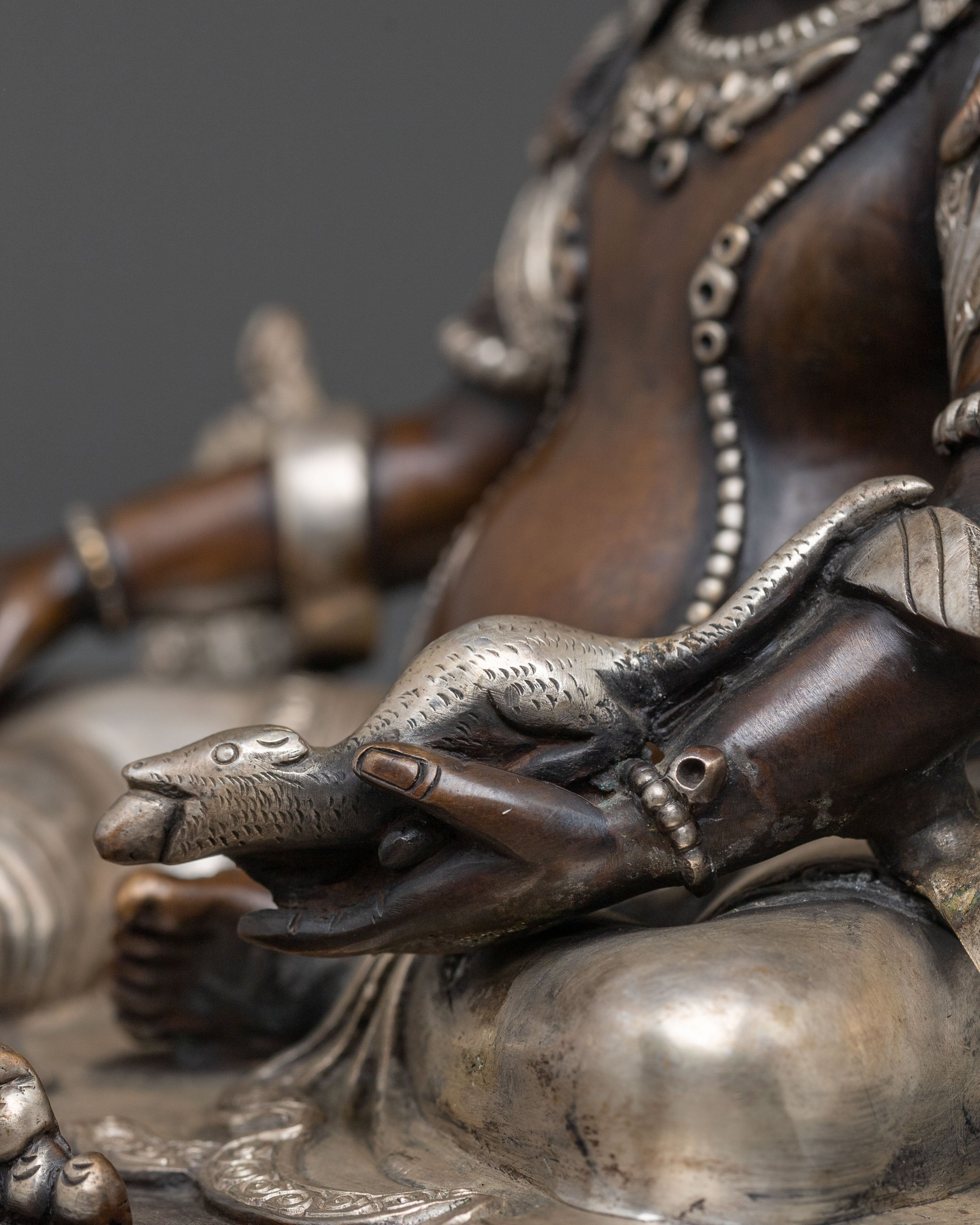 Primary Deity of Wealth Dzambhala Statue | Tibetan Buddhist Prosperity