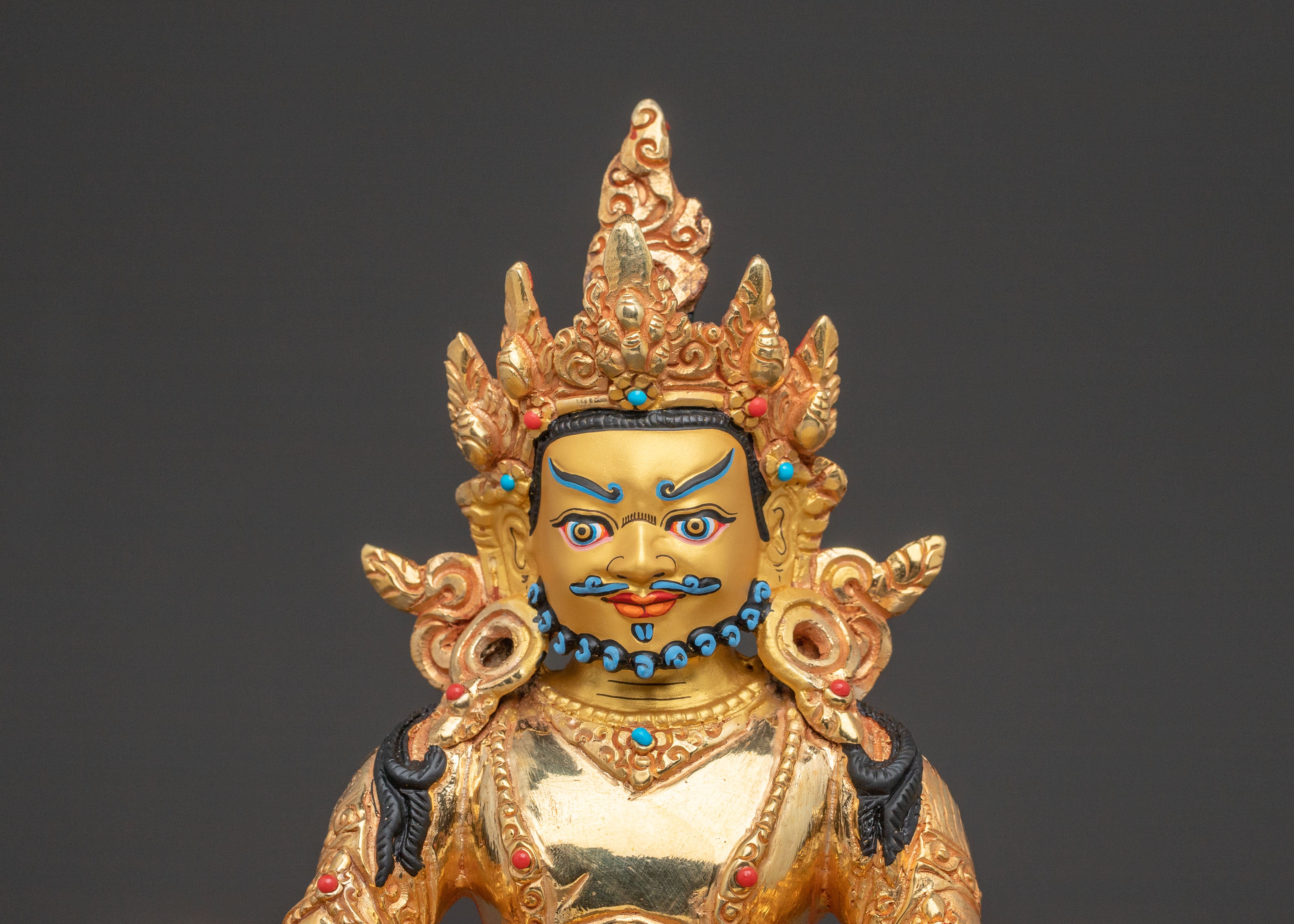 Lord Dzambhala Abundance Statue | Altar Decor