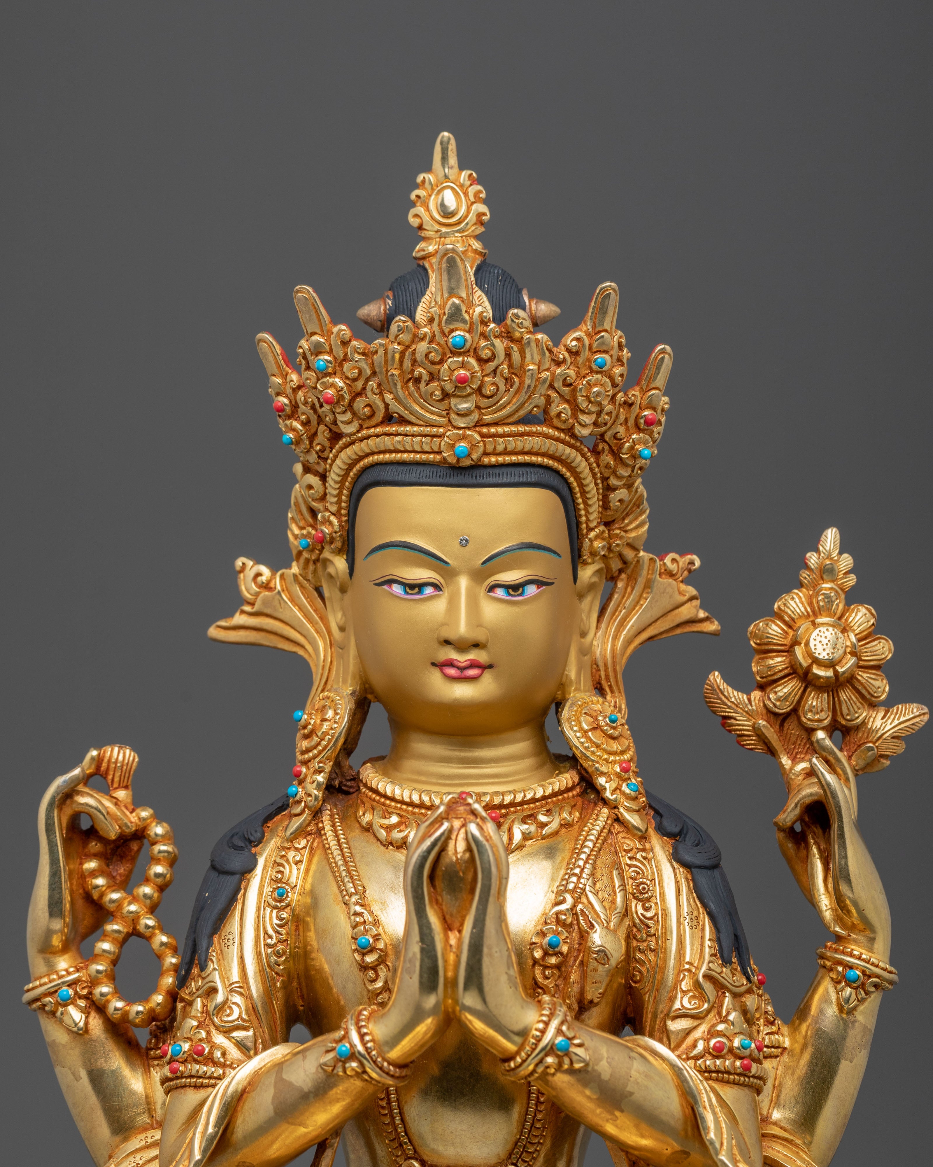 Chenrezig Statue: Bodhisattva of Infinite Compassion