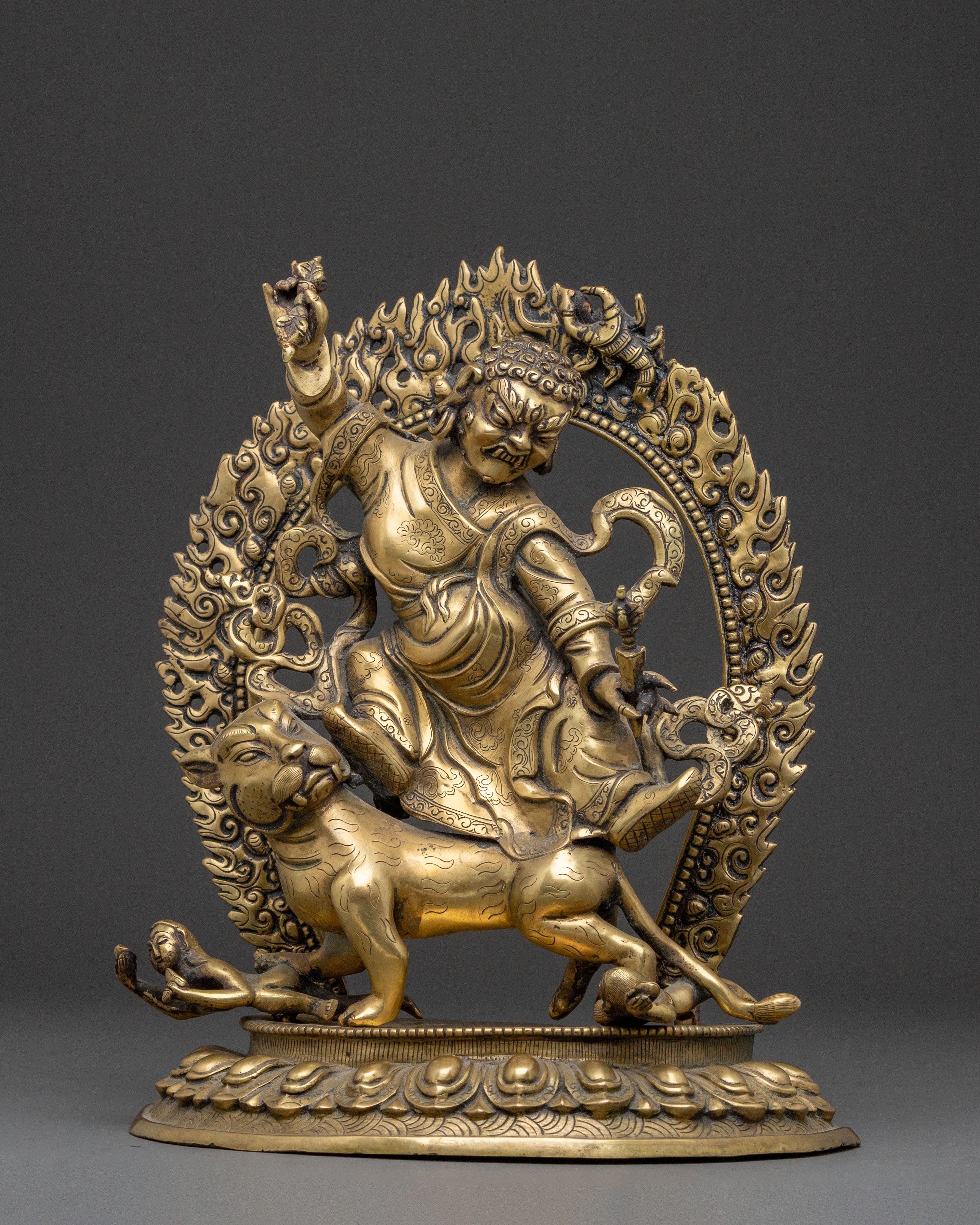 Dorje Drollo Protector Statue | Bronze Craftsmanship