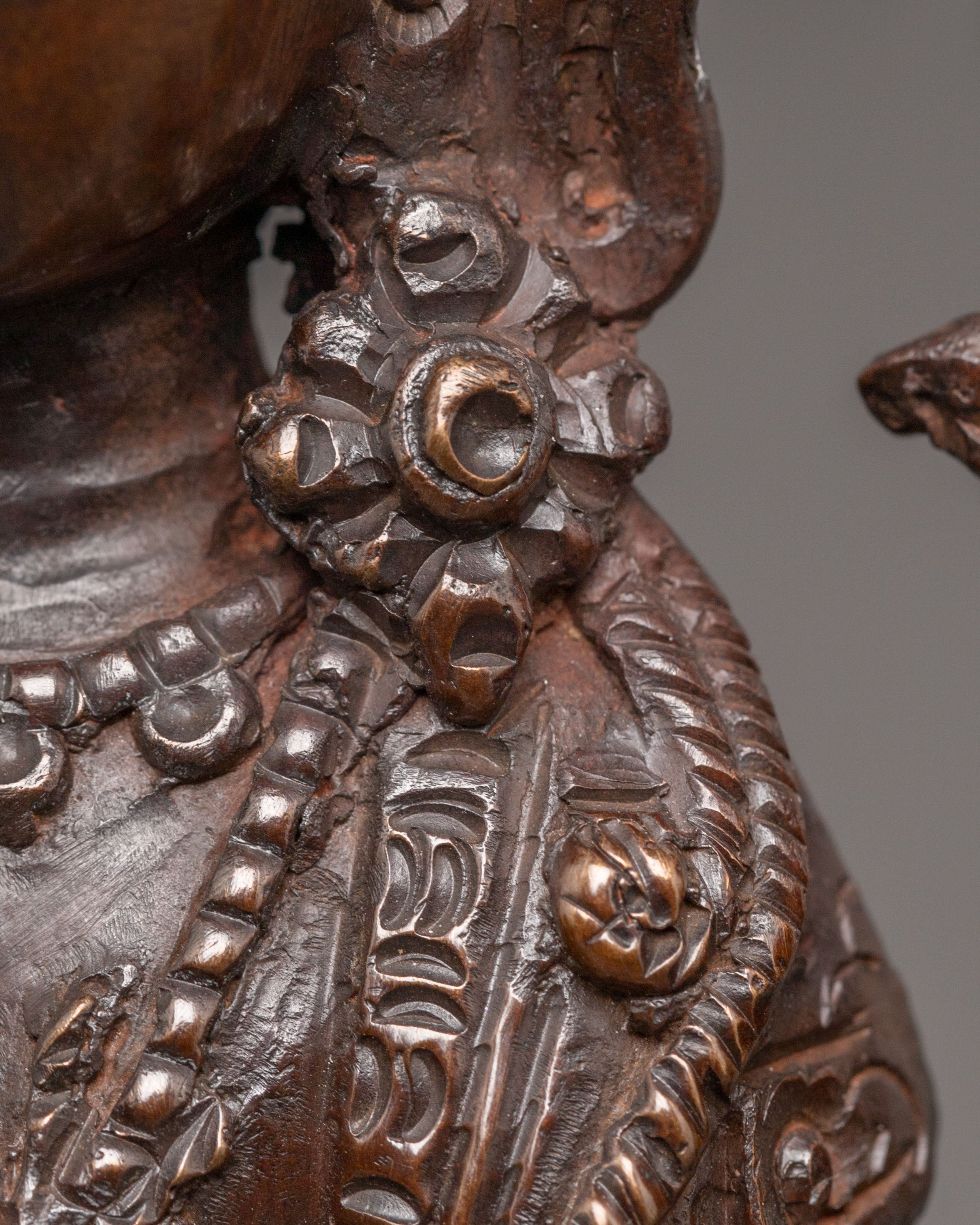 Handmade Golden Statue of Compassion Chenrezig | Avalokiteshvara - Bodhisattva of Compassion