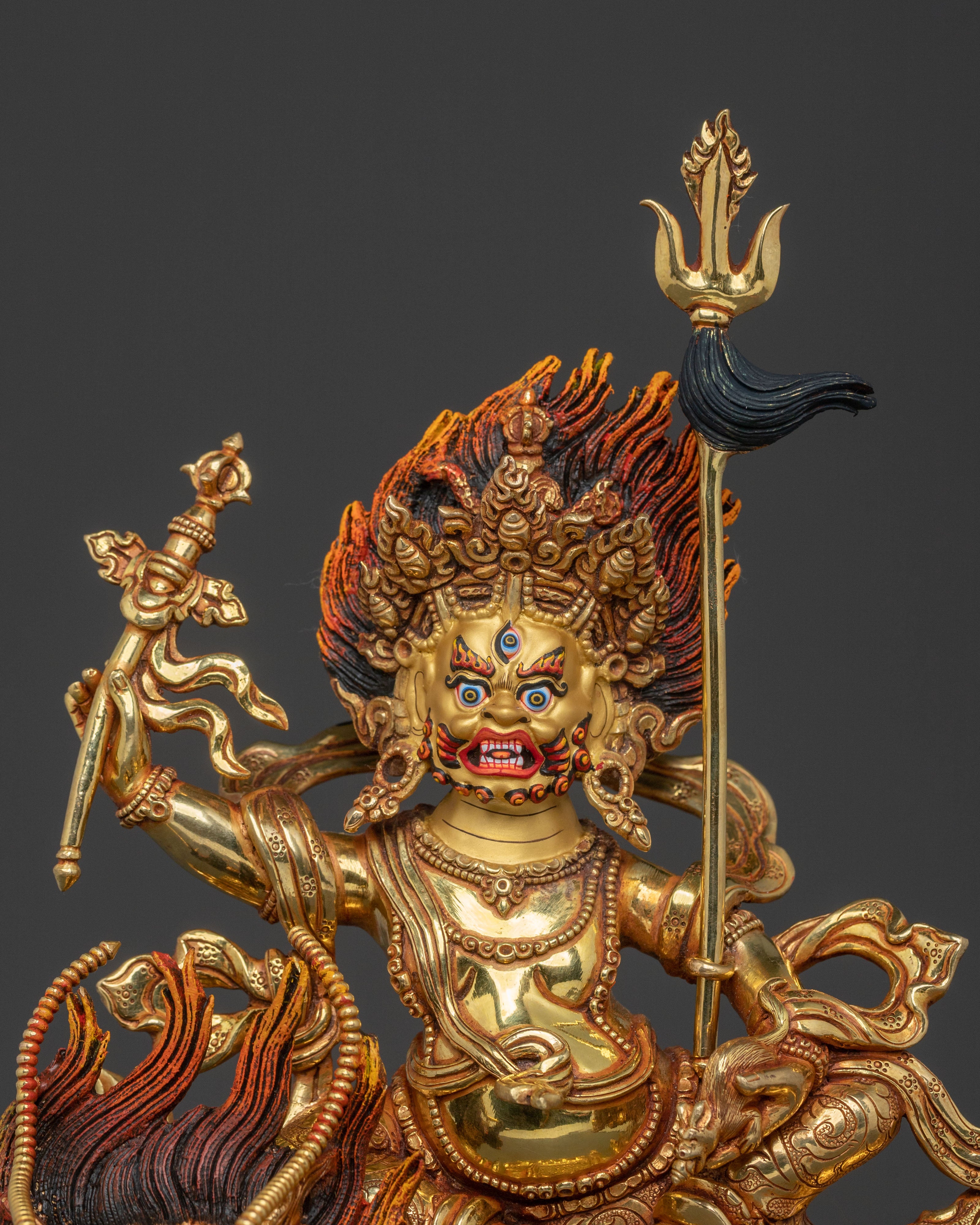 White Dzambhala Sacred Statue | Wealth God