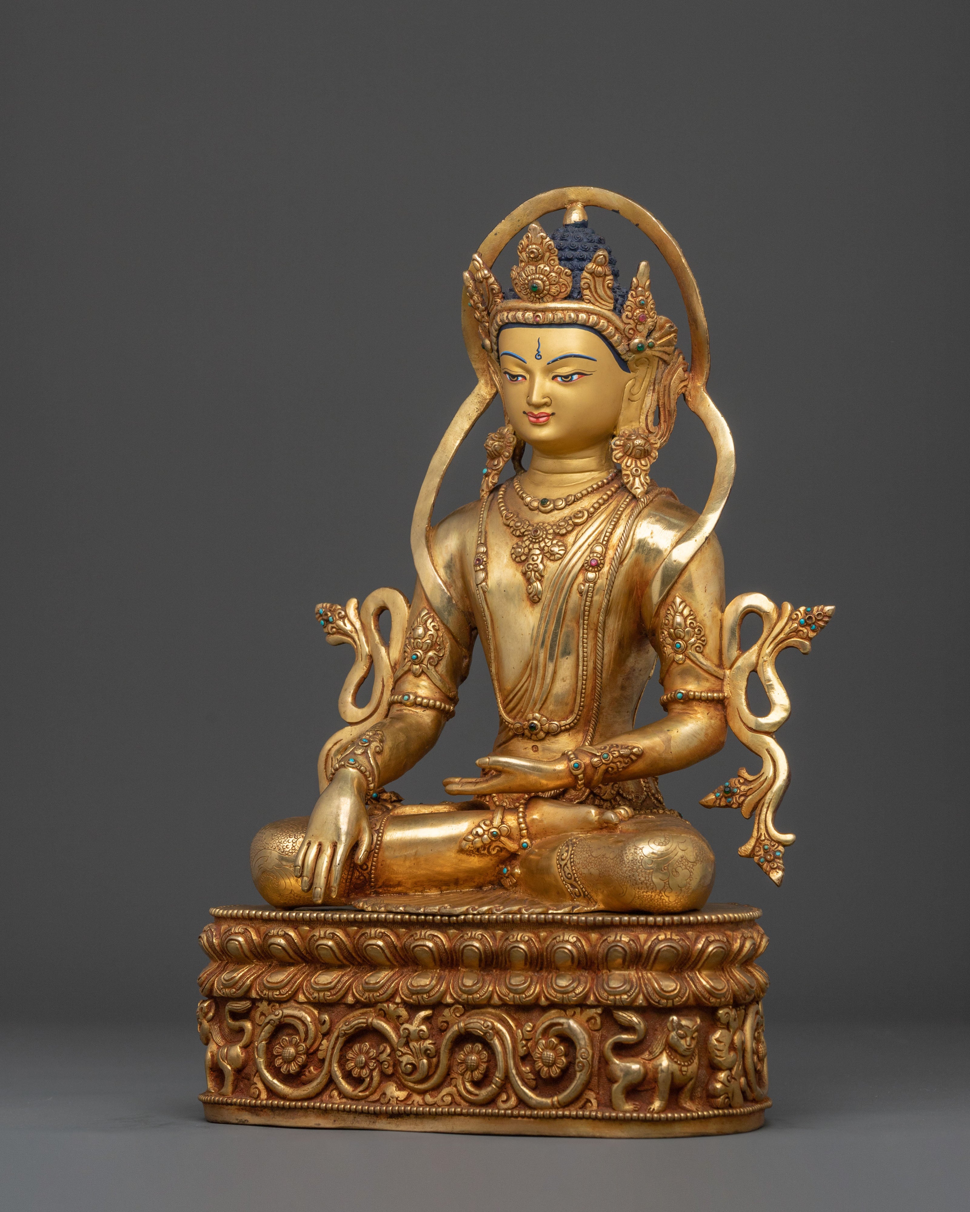 Crown Shakyamuni Buddha Statue | Eternal Peace