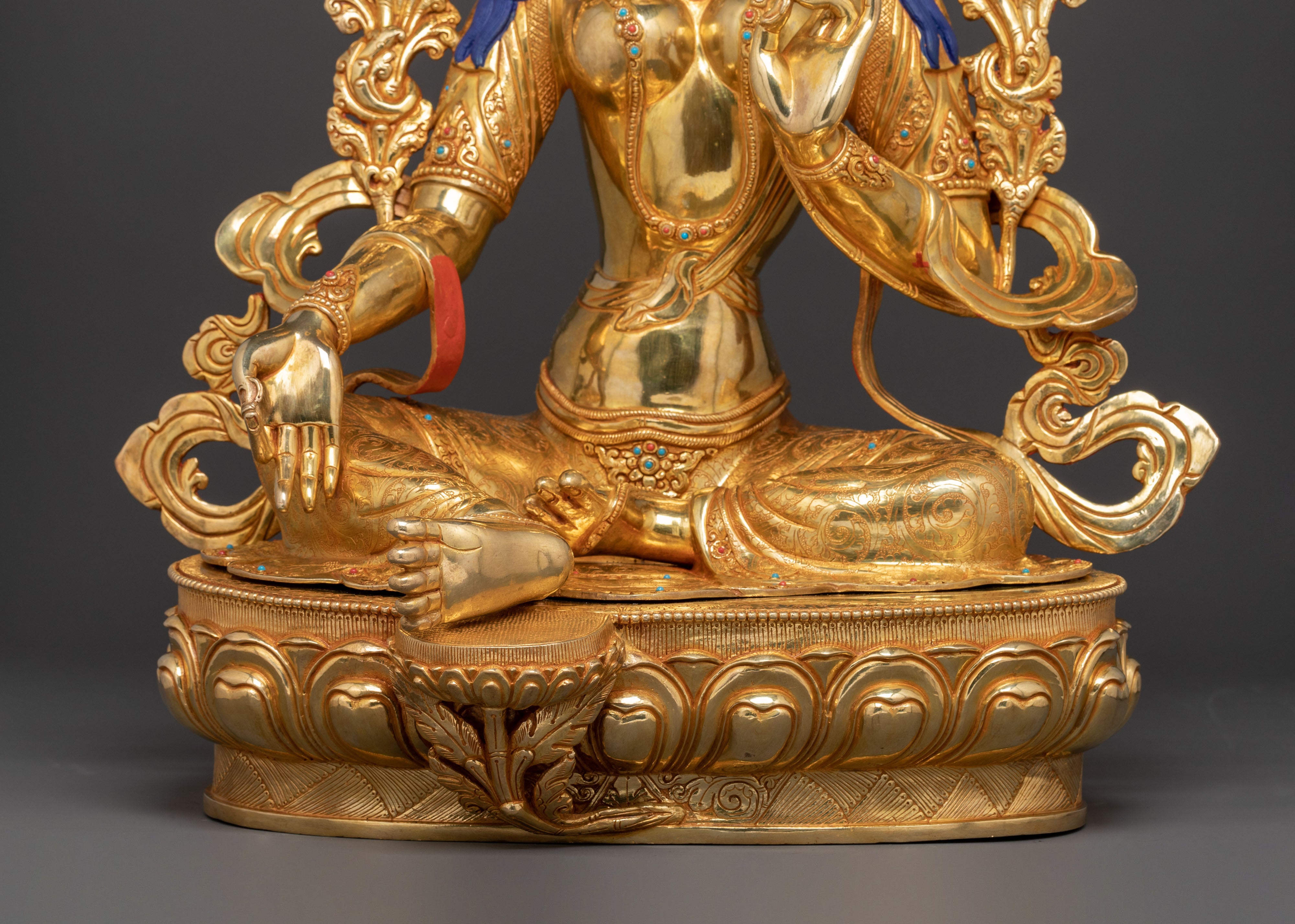 Guardian Green Tara Statue | Handcrafted Elegance