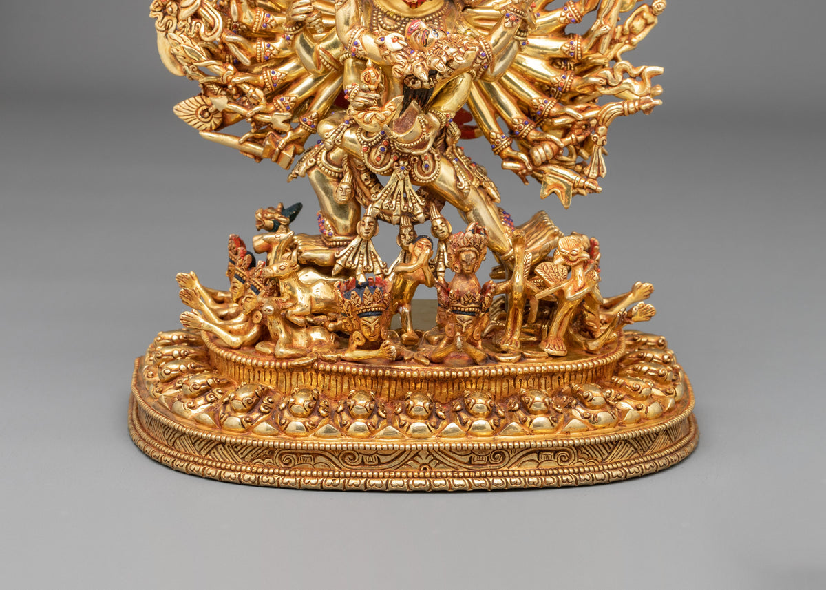 Dharma Protector Yamantaka Statue | Wrathful Conqueror of Death