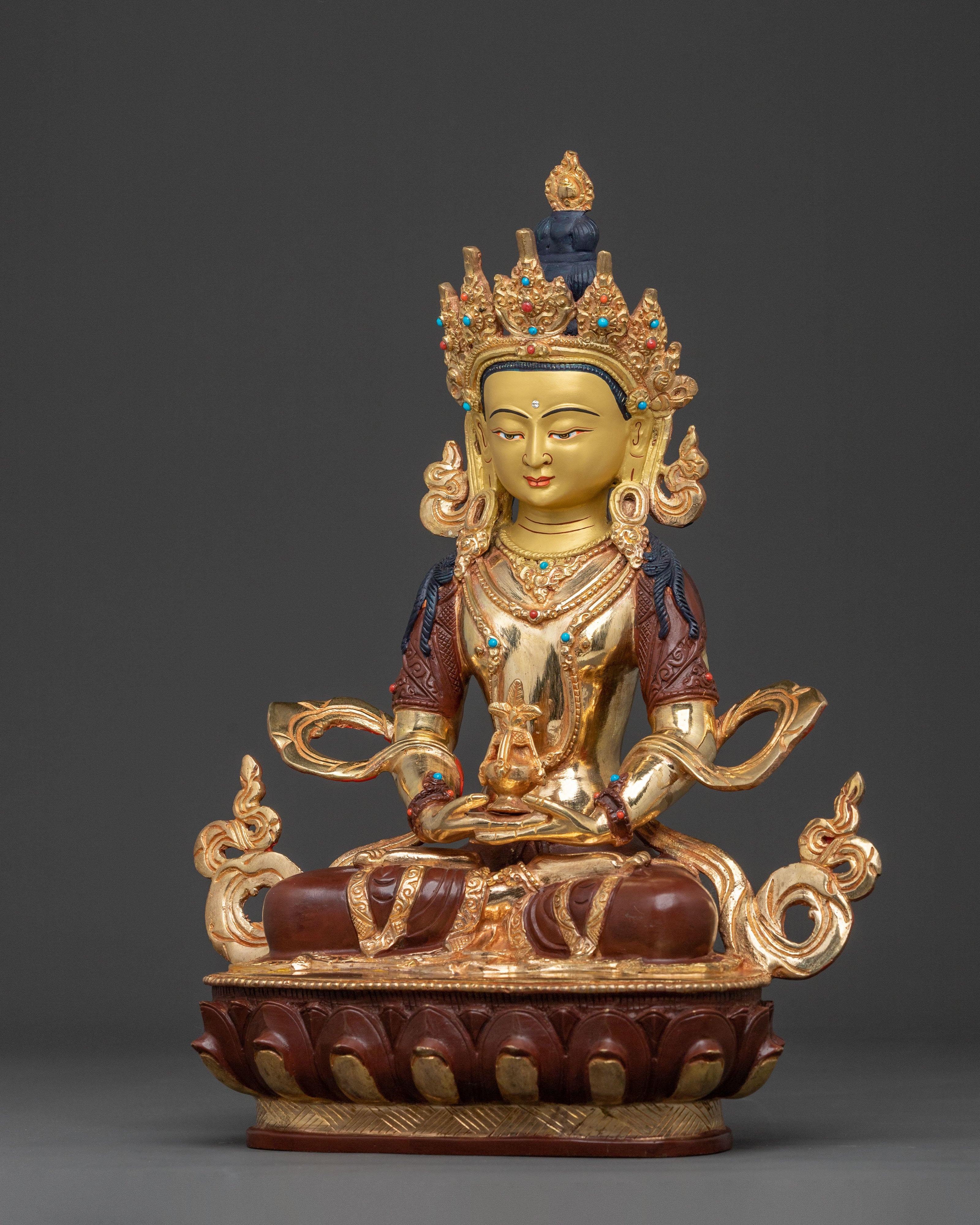 Tibetan Long Life Bodhisattvas Amitayus Buddha