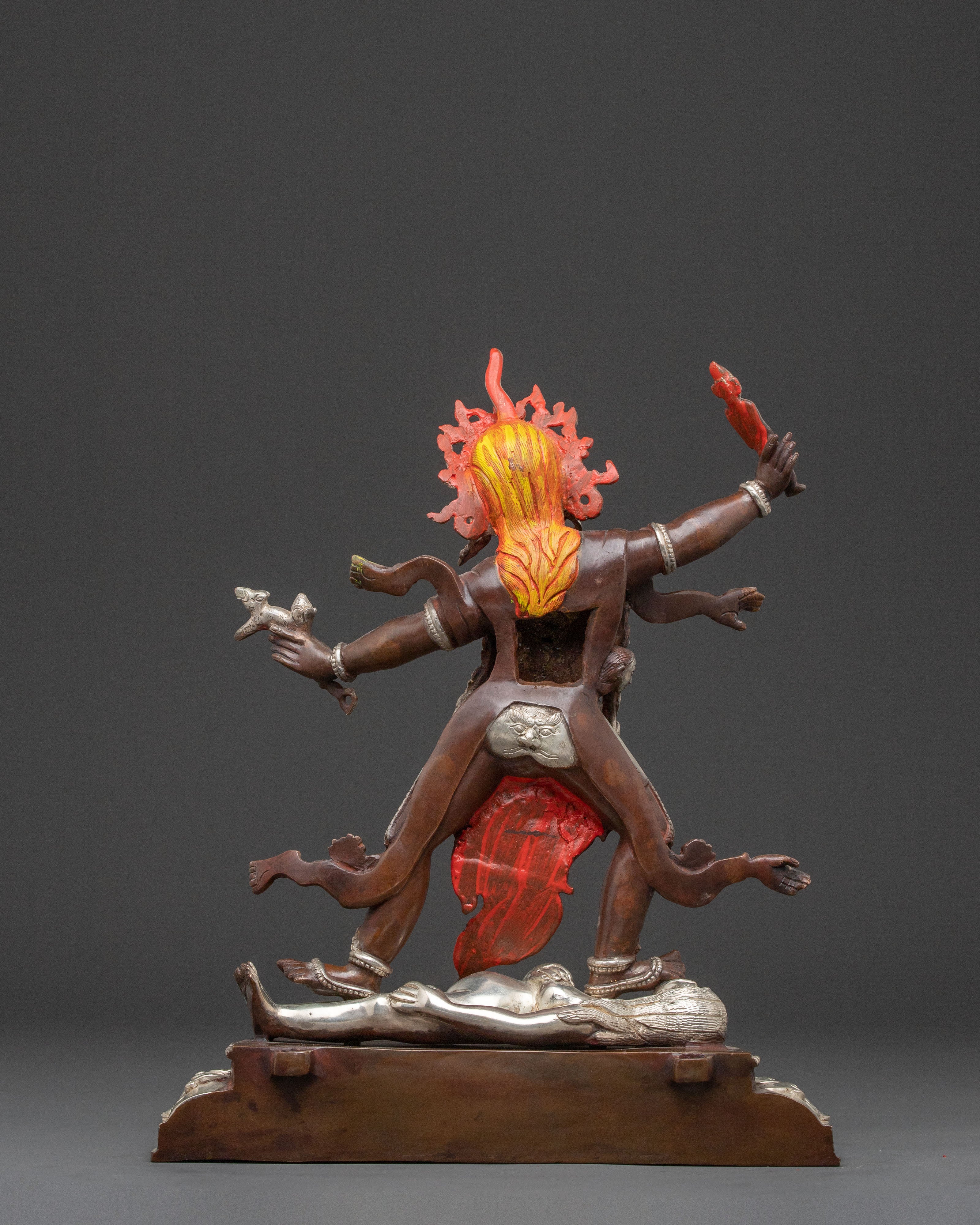 Handcrafted Ekajati Sacred Statue: Protector Deity