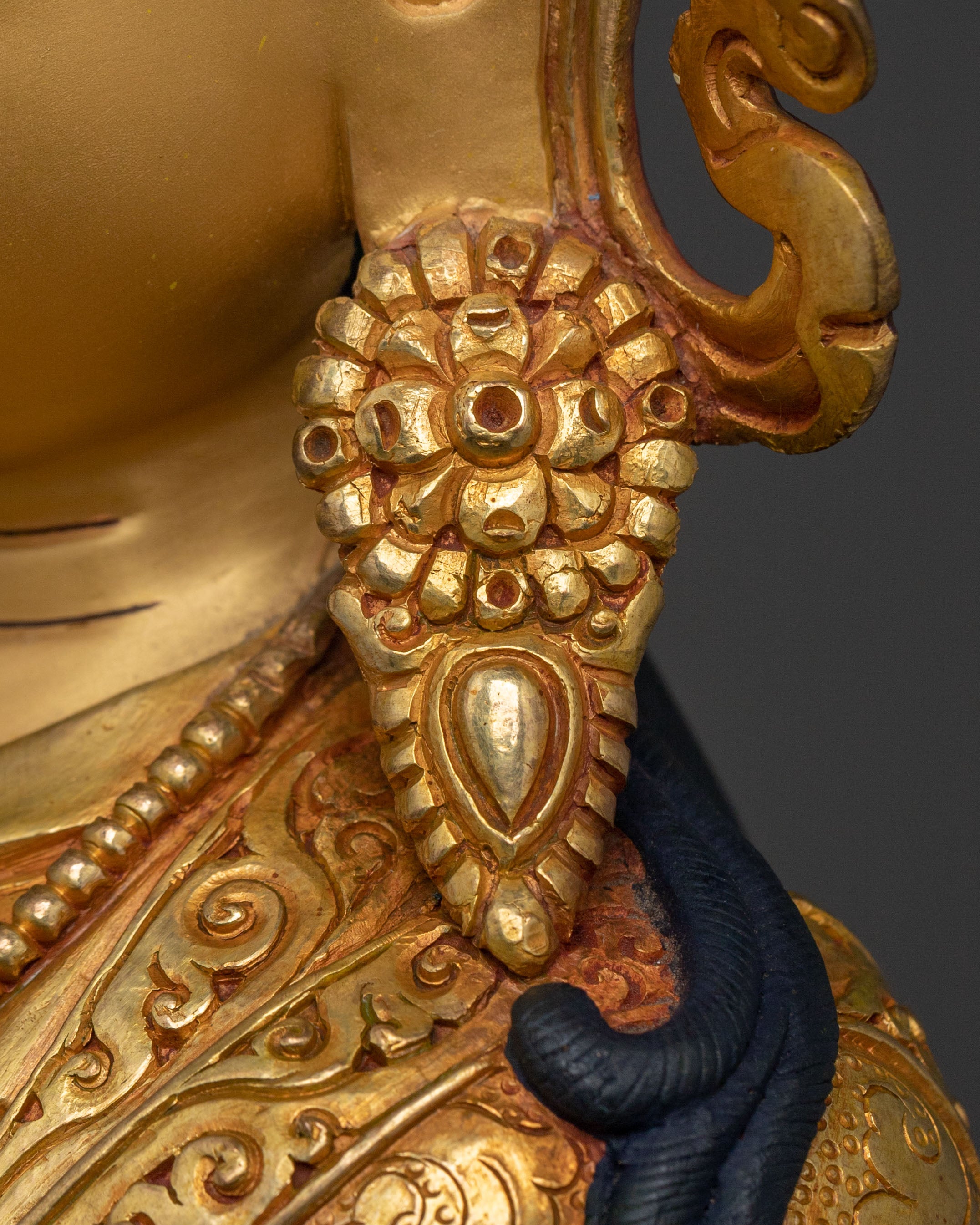 Handmade Guru Rinpoche Statue | Spiritual Protector