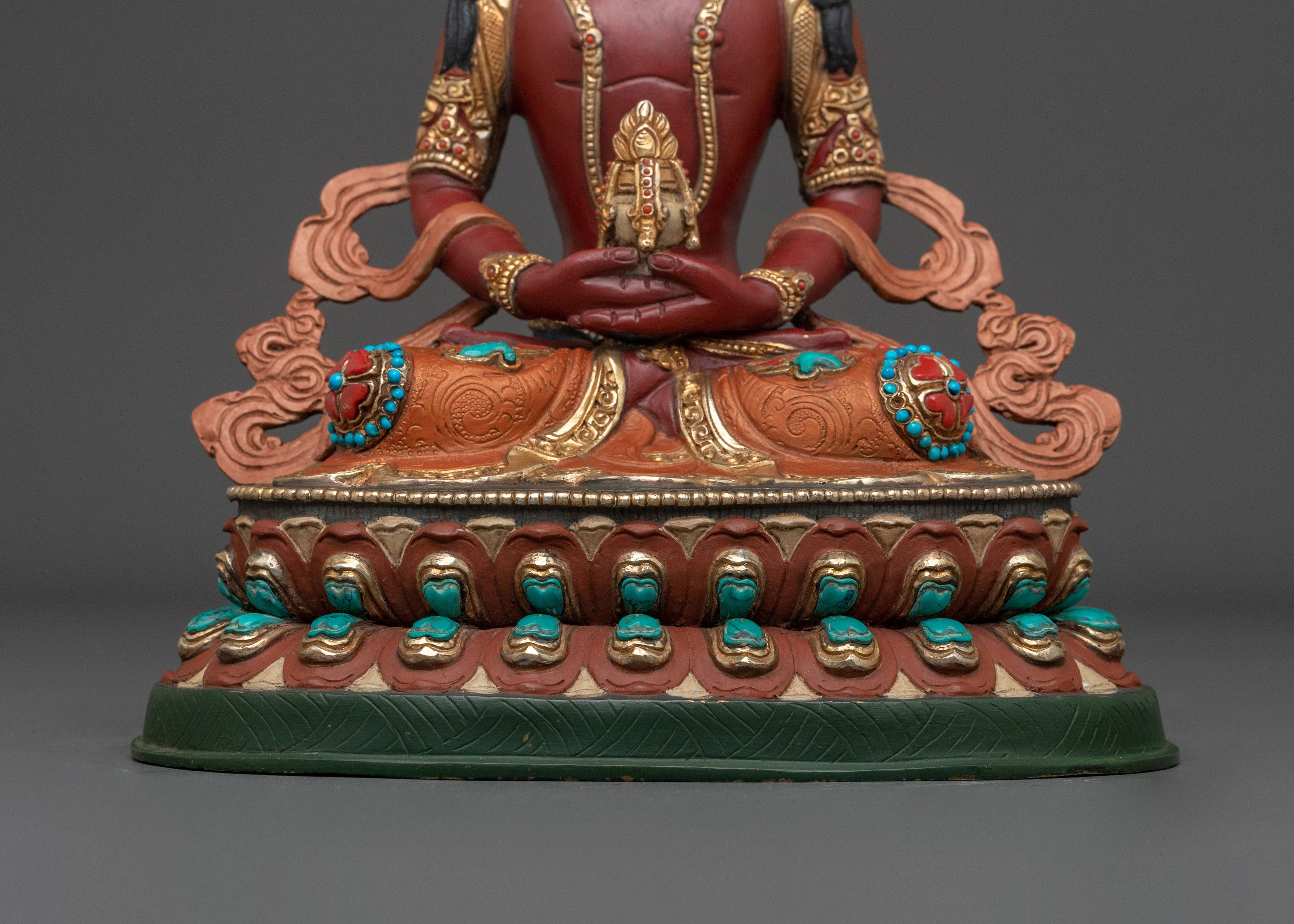 24K Gold Gilded Sacred Statue Set of Six Bodhisattva