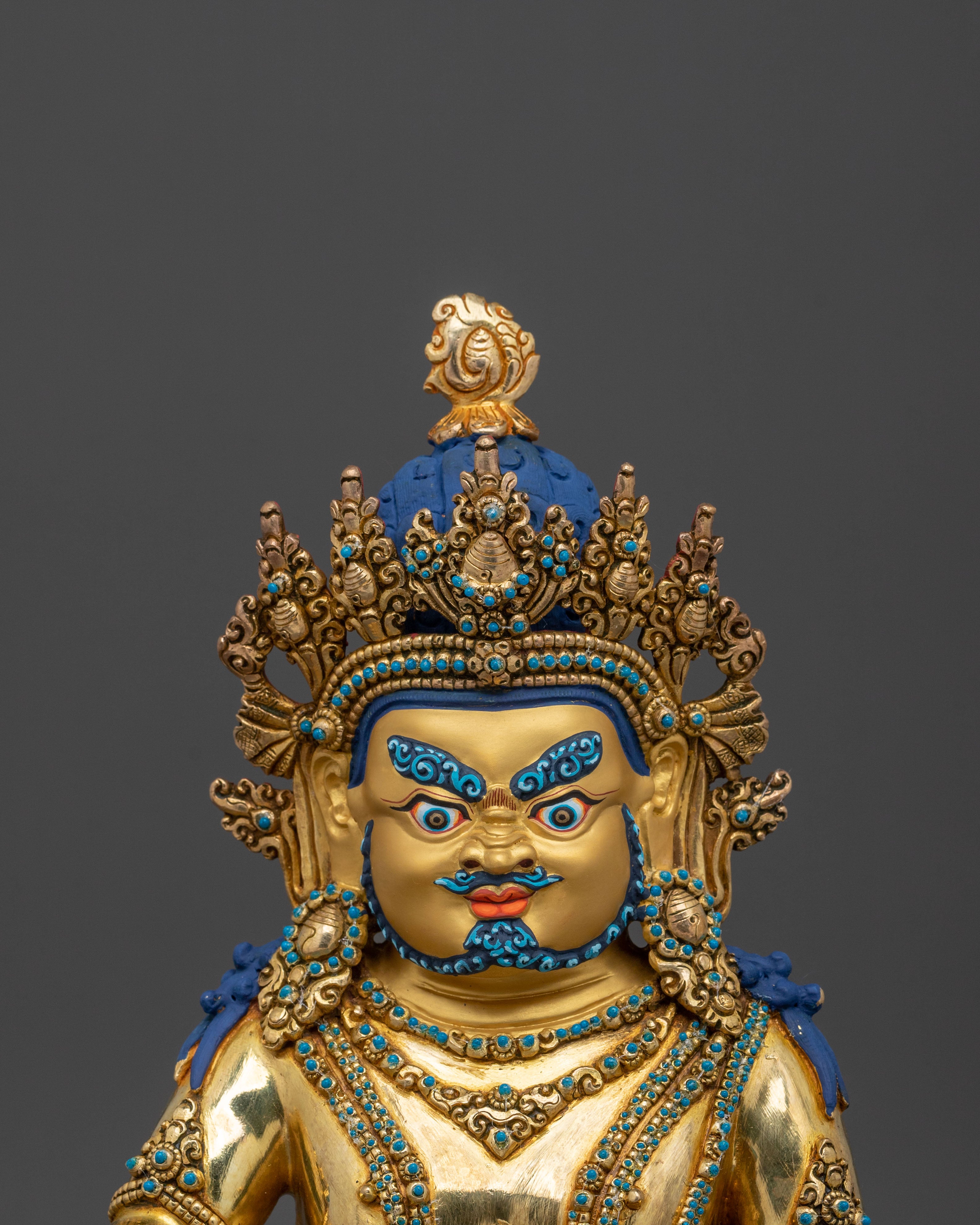 Dzambhala Deity of Abundance Statue | Symbol of Fortune and Generosity
