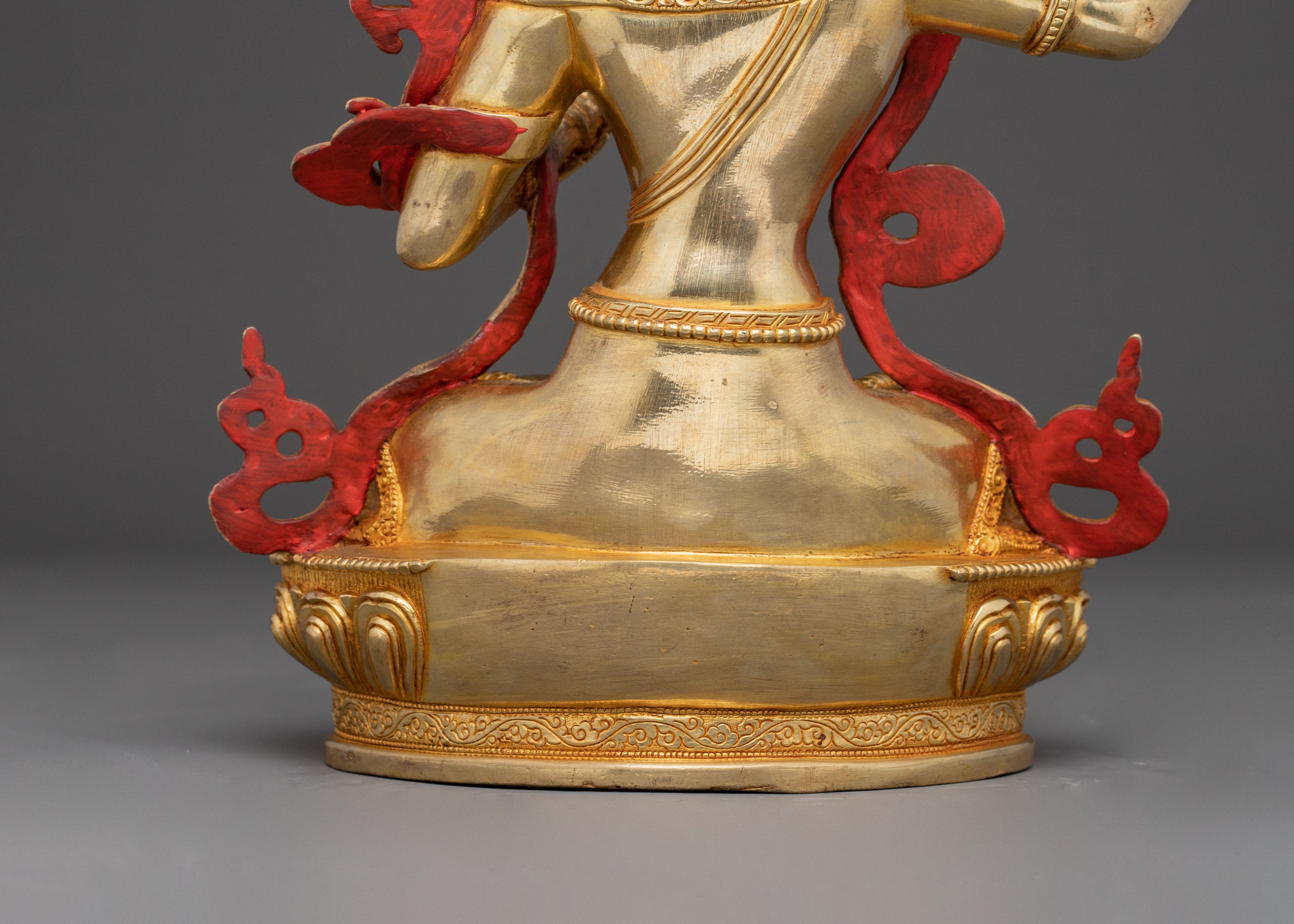 Golden Statue of Manjushri | Wisdom Bodhisattva