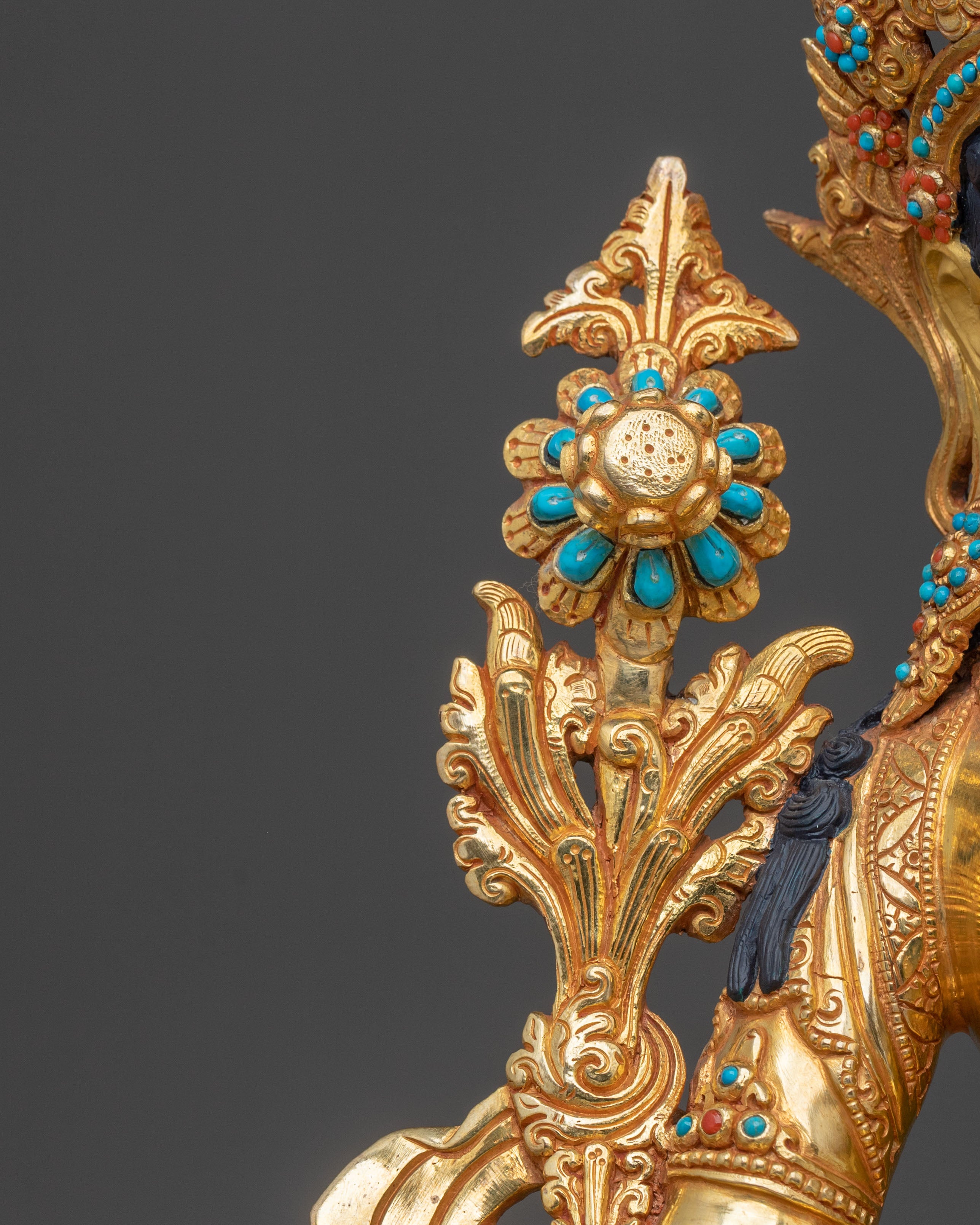 Hand Carved White Tara Sculpture | Symbol of Enlightenment