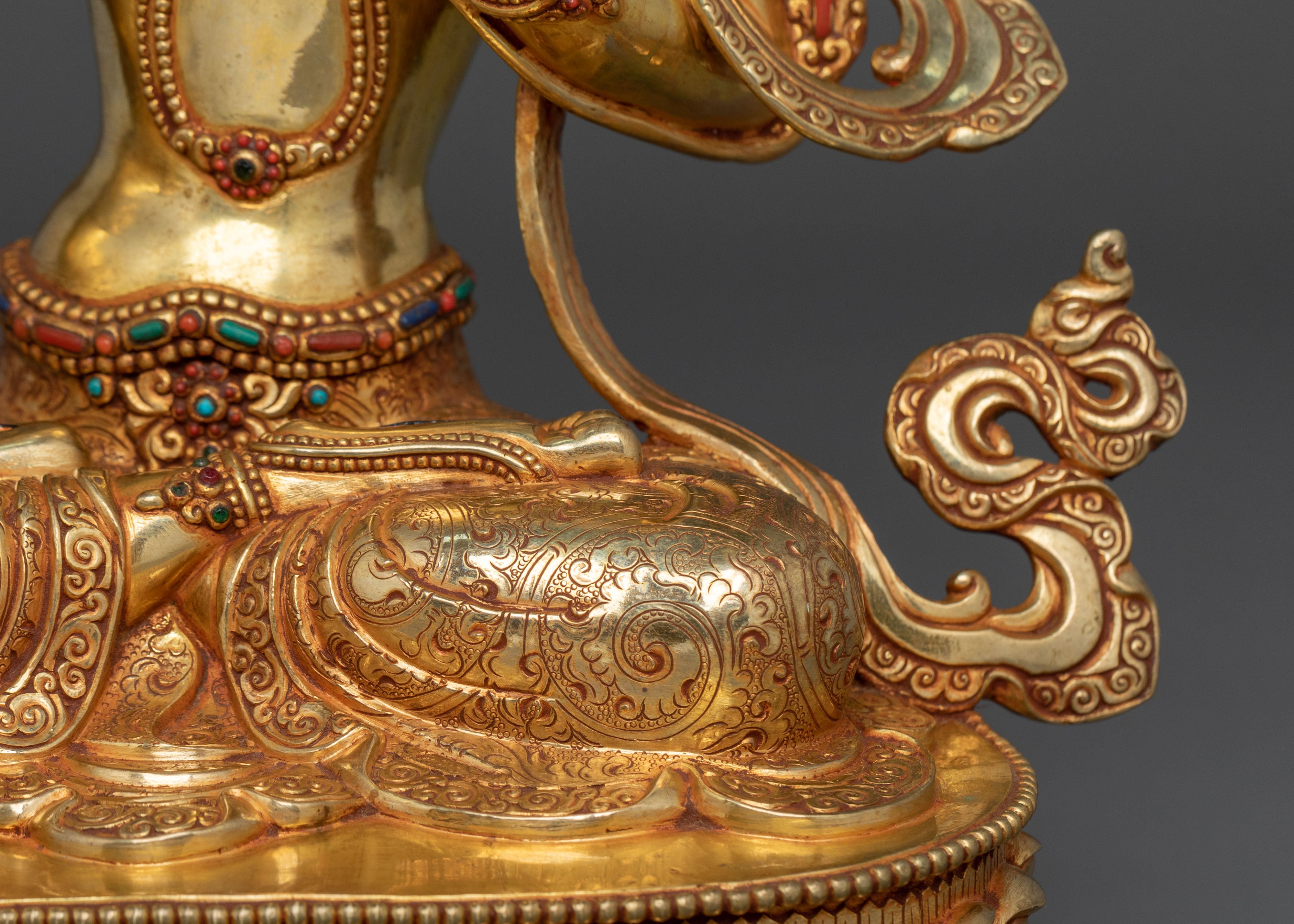 Hand-Carved White Tara Statue | Altar Home Decor