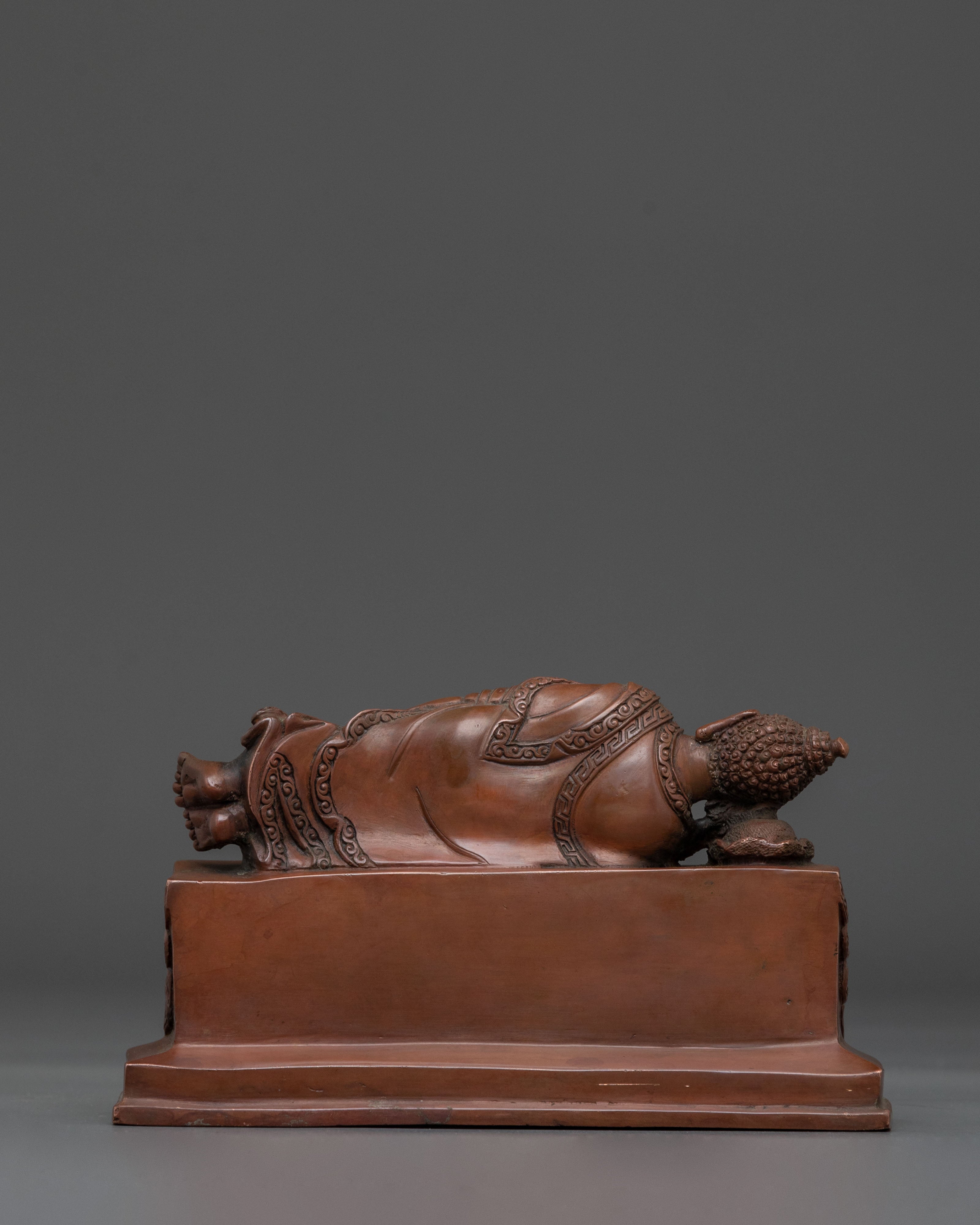 Handcrafted Sleeping Buddha Statue | Home Decor