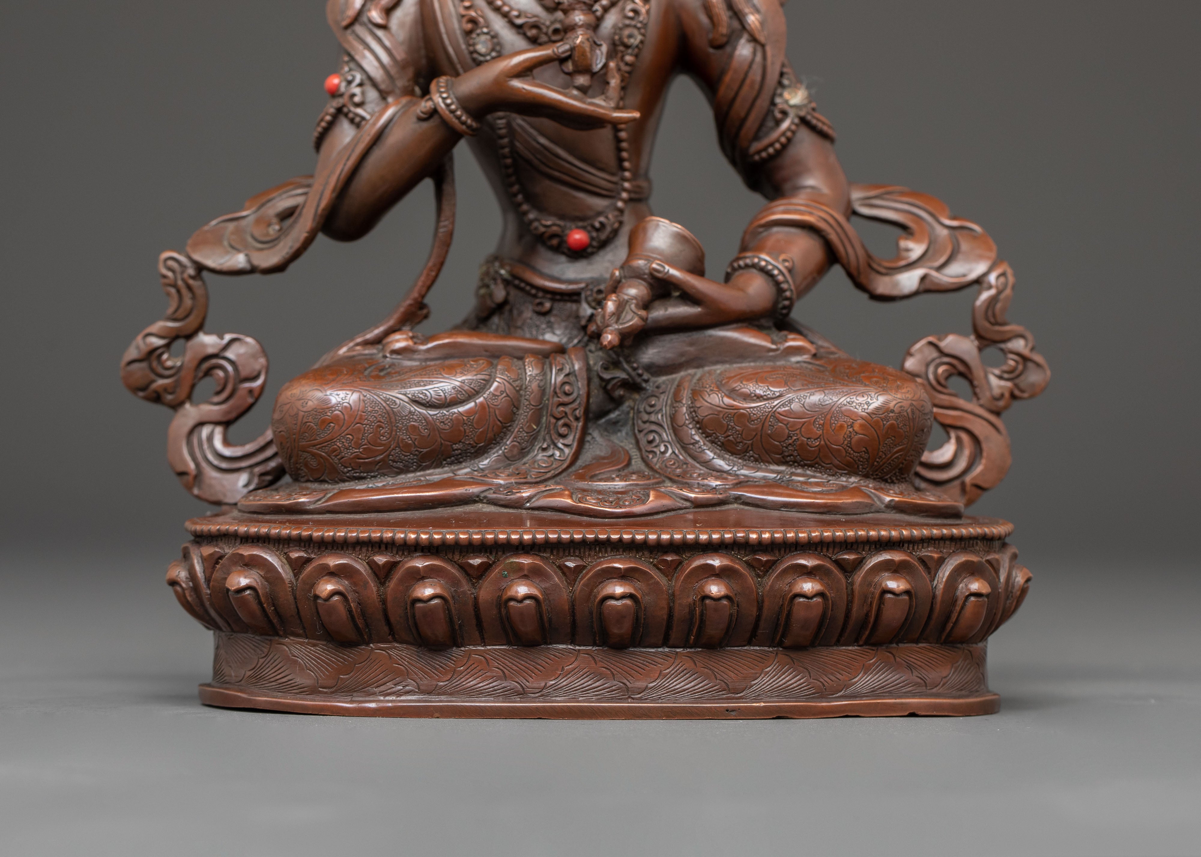 Handmade Buddhist Vajrasattva Statue | Meditation and Altar Decor